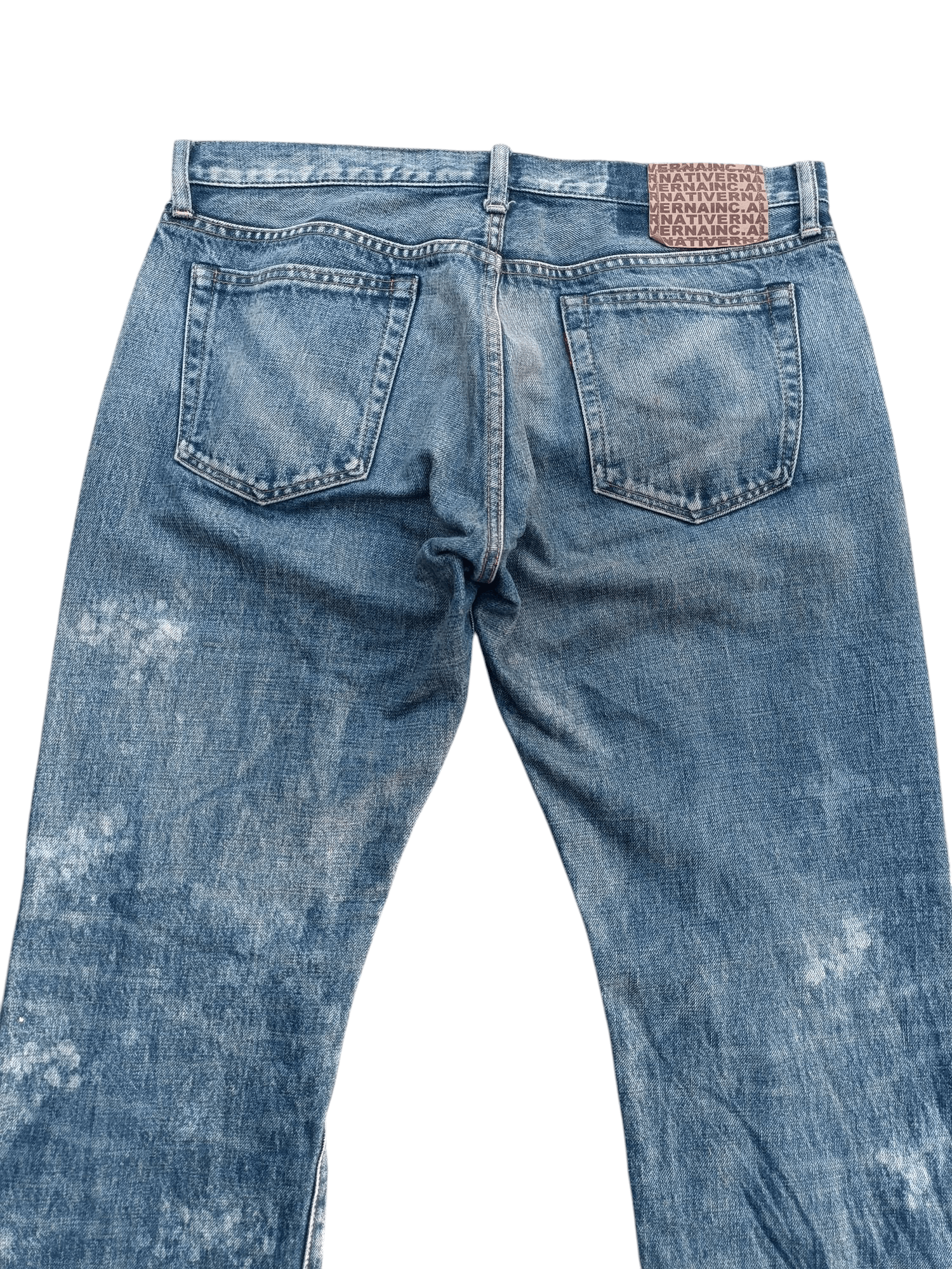 Japanese Brand × Vintage Japanase Brand RNA Inc Distressed Whiskers Faded Denim E220 Size US 34 / EU 50 - 8 Thumbnail