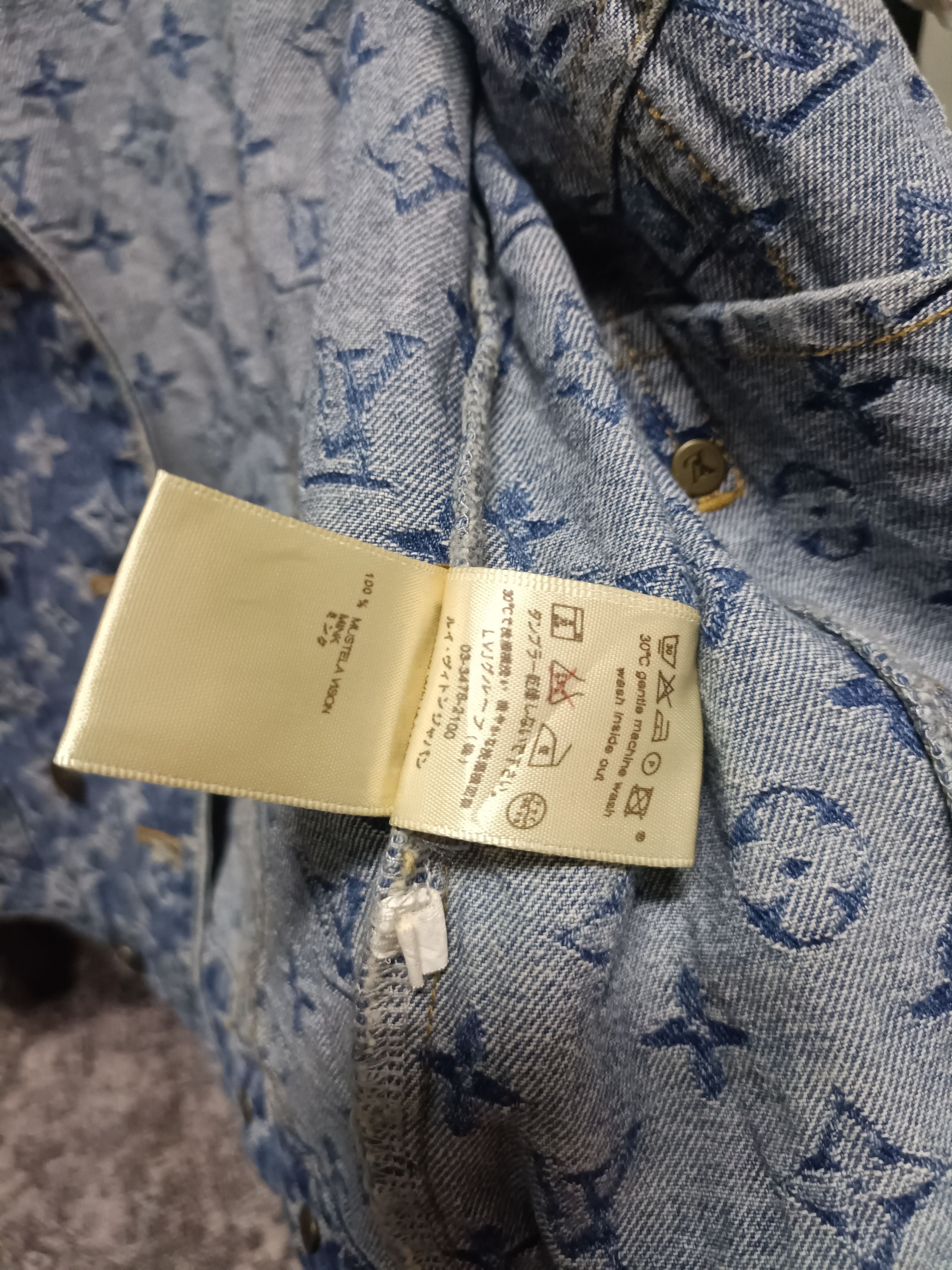 Louis Vuitton LOUIS VUITTON Monogram Denim Jacket AW05 Size XS / US 0-2 / IT 36-38 - 8 Thumbnail