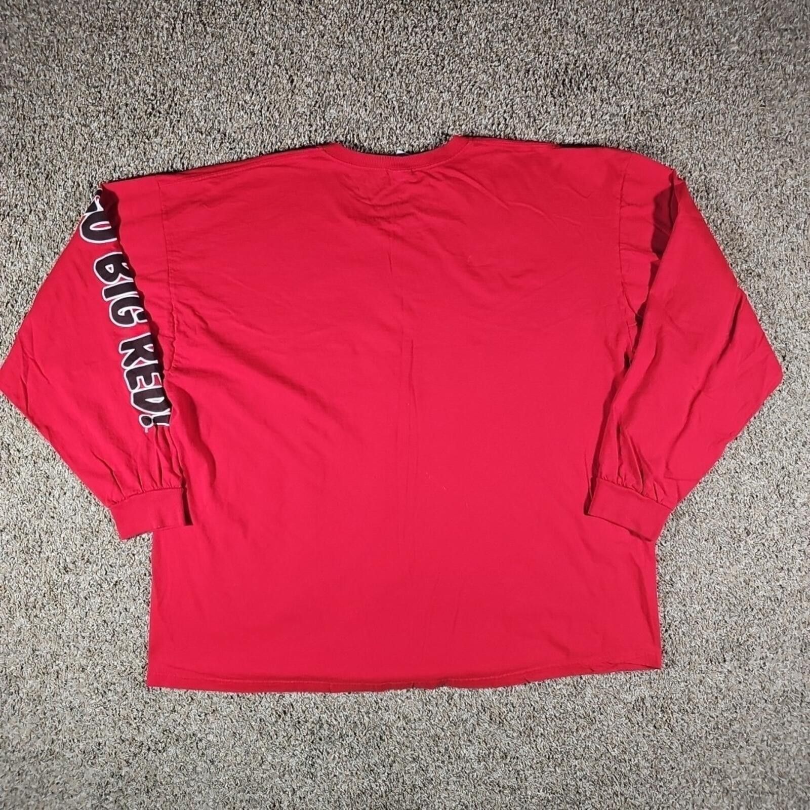 Fruit Of The Loom Go Big Red Riled Up NU Nebraska Cornhuskers Shirt 3XL Size US XXL / EU 58 / 5 - 8 Thumbnail