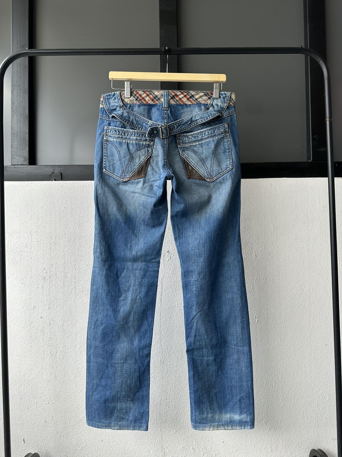 Dolce & Gabbana 2007SS - D&G cummerband spiral denim buckle back Size US 33 - 20 Thumbnail