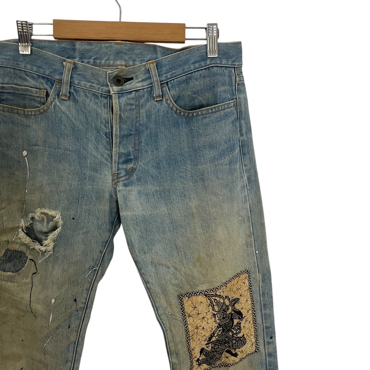 20471120 Vintage Edge Rupert Distressed Denim Jeans Size US 32 / EU 48 - 4 Thumbnail