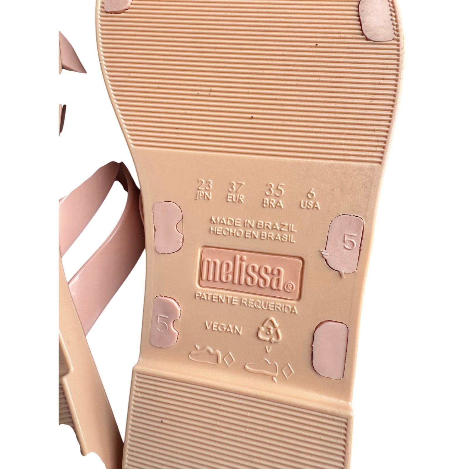 Melissa Melissa Nude Sandals | Size 6 | Stylish and Comfortable Size US 6 / IT 36 - 6 Thumbnail
