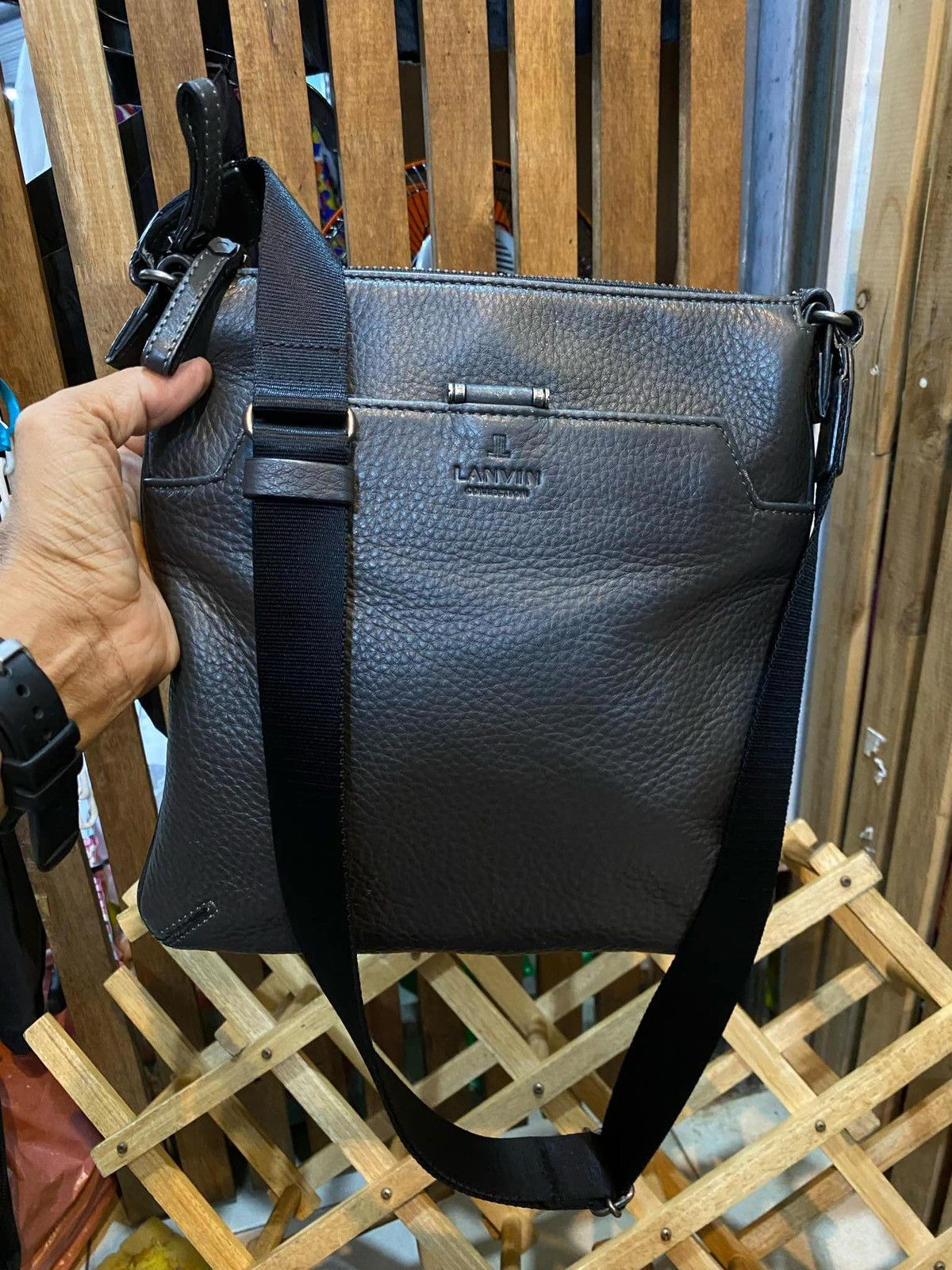 Lanvin Larvin Shoulder Bag Crossbody Bag Size ONE SIZE - 6 Thumbnail