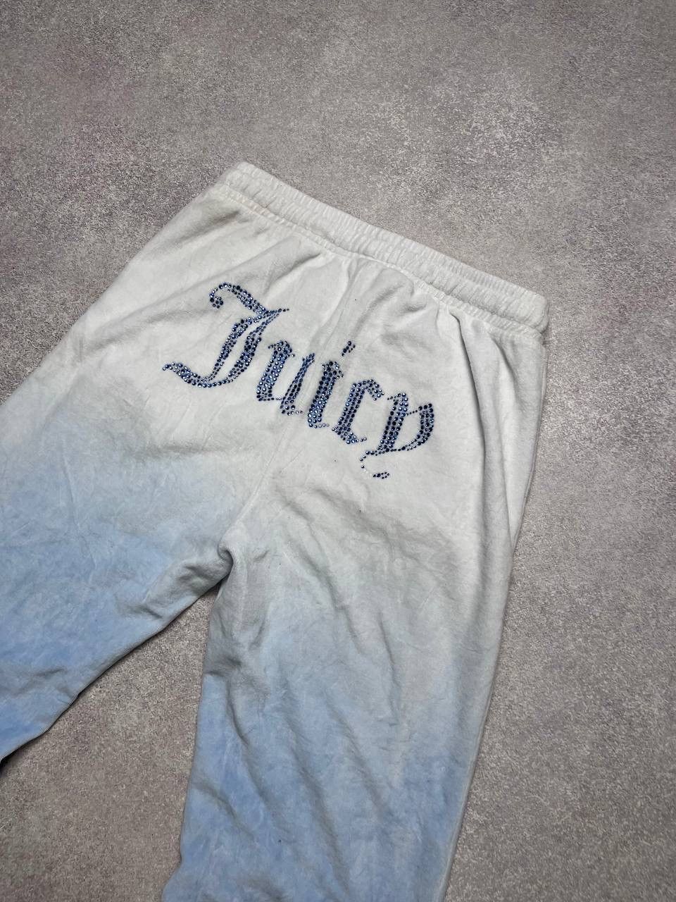 Juicy Couture JUICY COUTURE BIG LOGO RHINESTONES BAGGY SWEATPANTS M Size 30" / US 8 / IT 44 - 2 Thumbnail