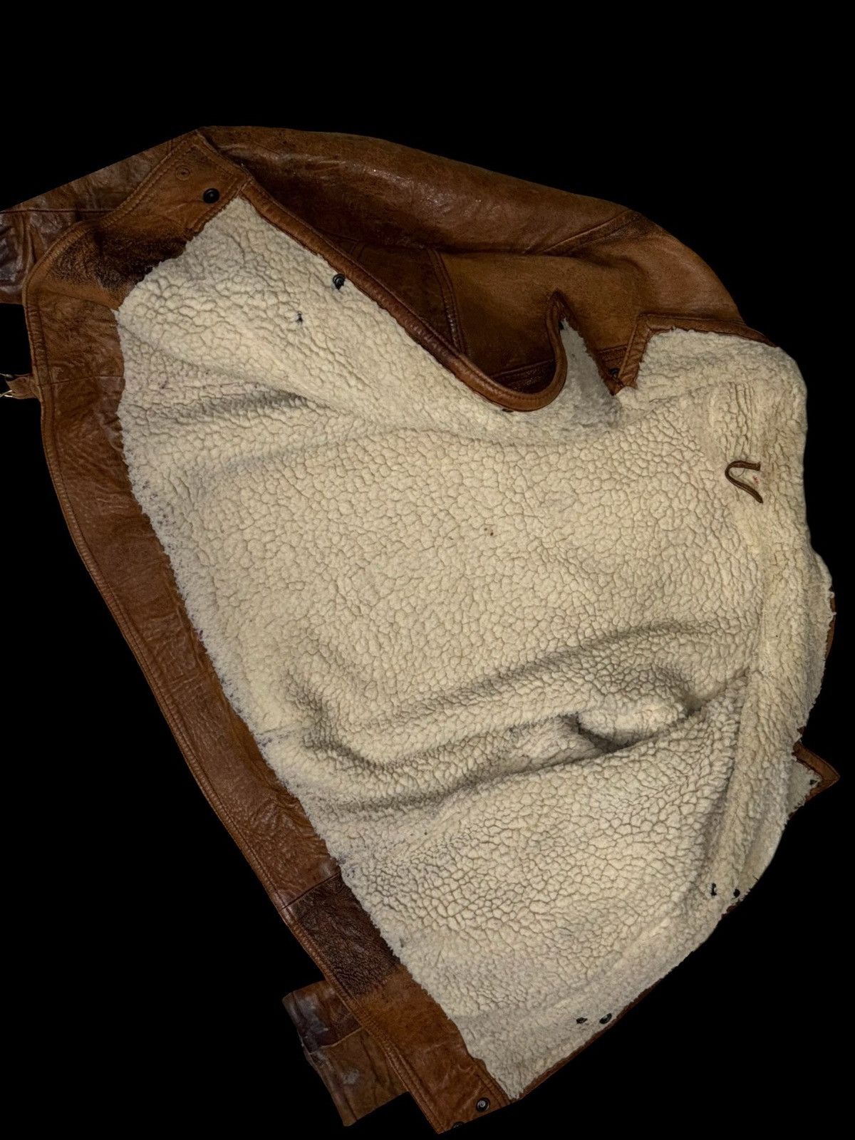 Japanese Brand × Vintage Vintage sheepskin leather jacket Size US L / EU 52-54 / 3 - 2 Thumbnail