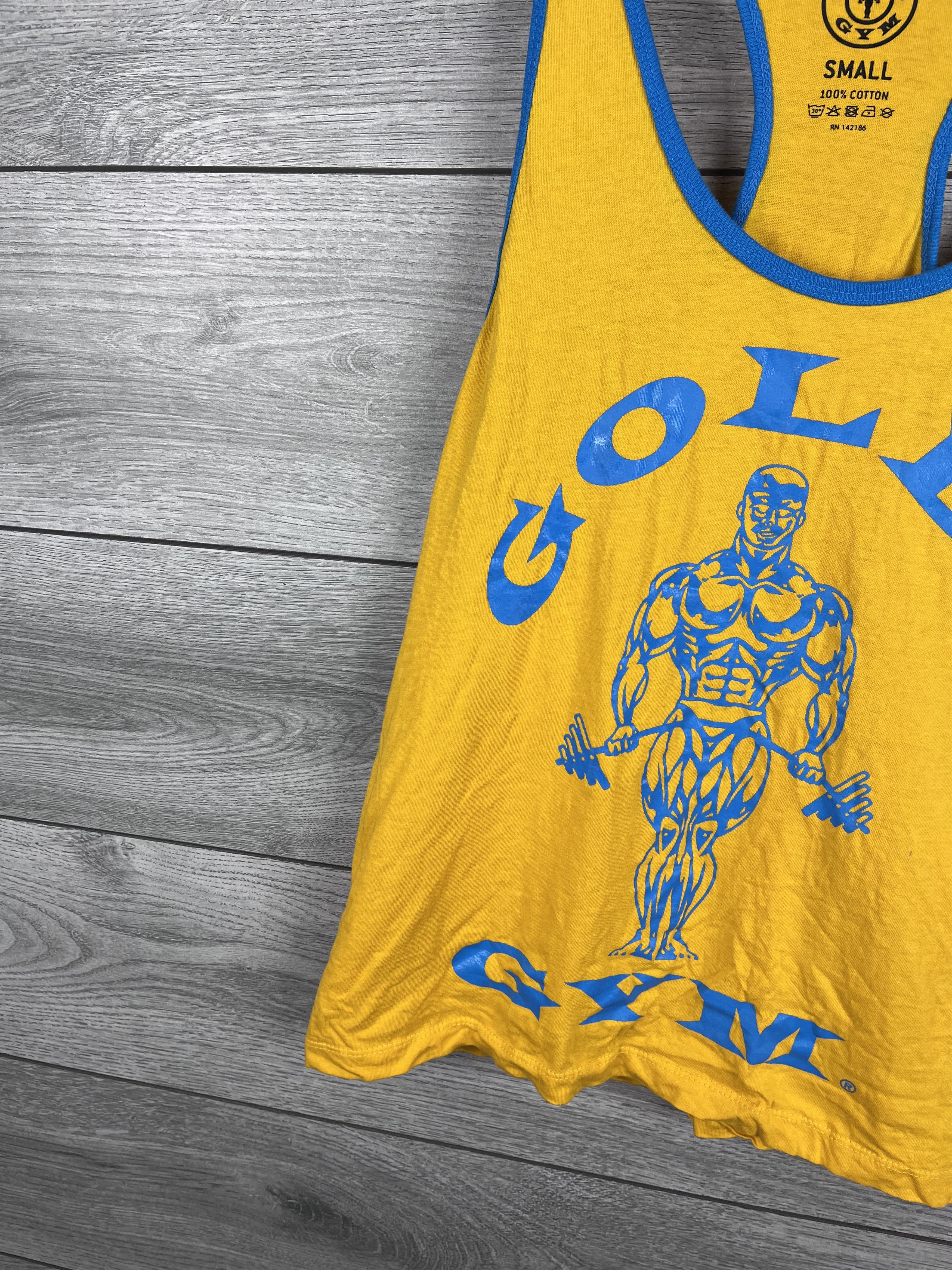 Other Men Golds Gym Muscle Stringer Bodybuilding Vest Medium Siz S Size US S / EU 44-46 / 1 - 5 Thumbnail