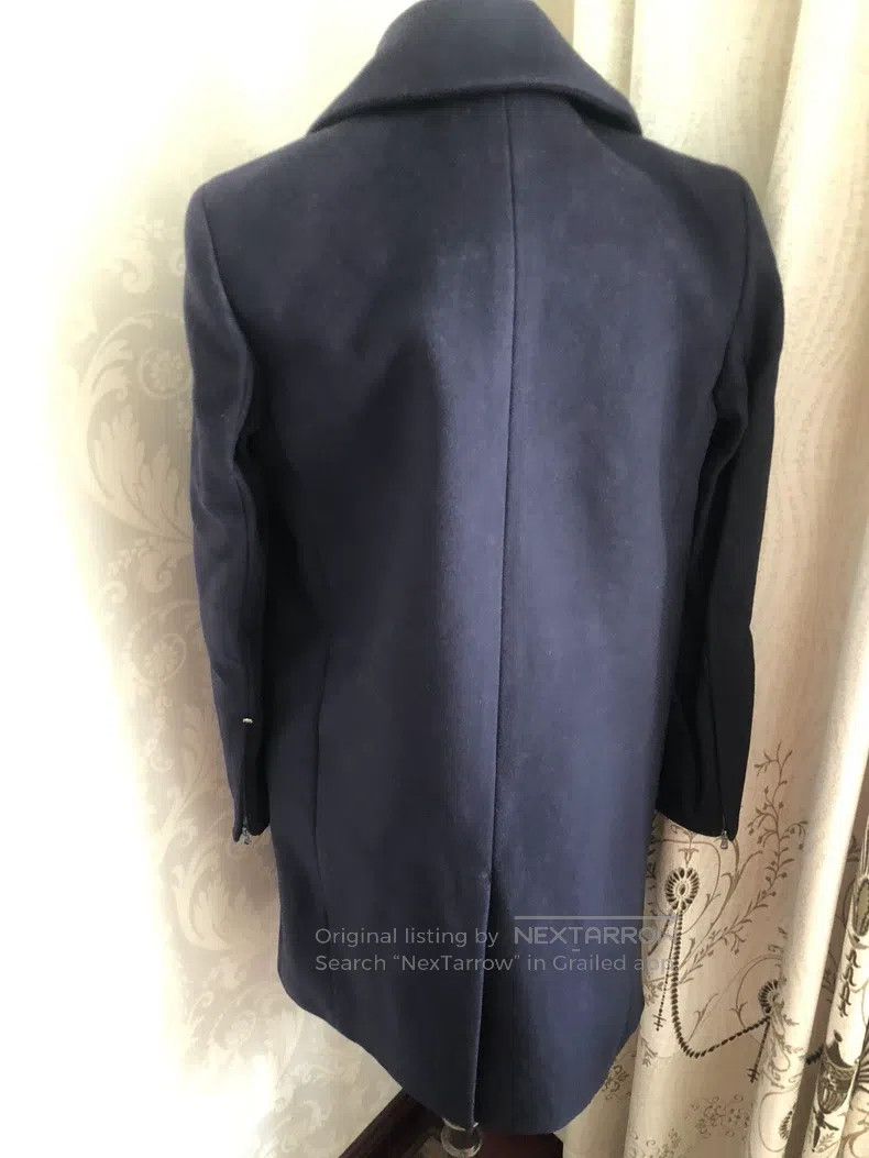 Max Mara Max Mara Wool and Cashmere Coat, Deep Blue Size S / US 4 / IT 40 - 3 Thumbnail