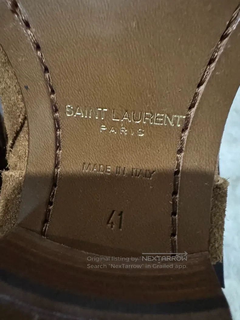 Saint Laurent Paris Saint Laurent Paris Men's suede Chelsea boots with side bu Size US 8 / EU 41 - 5 Thumbnail
