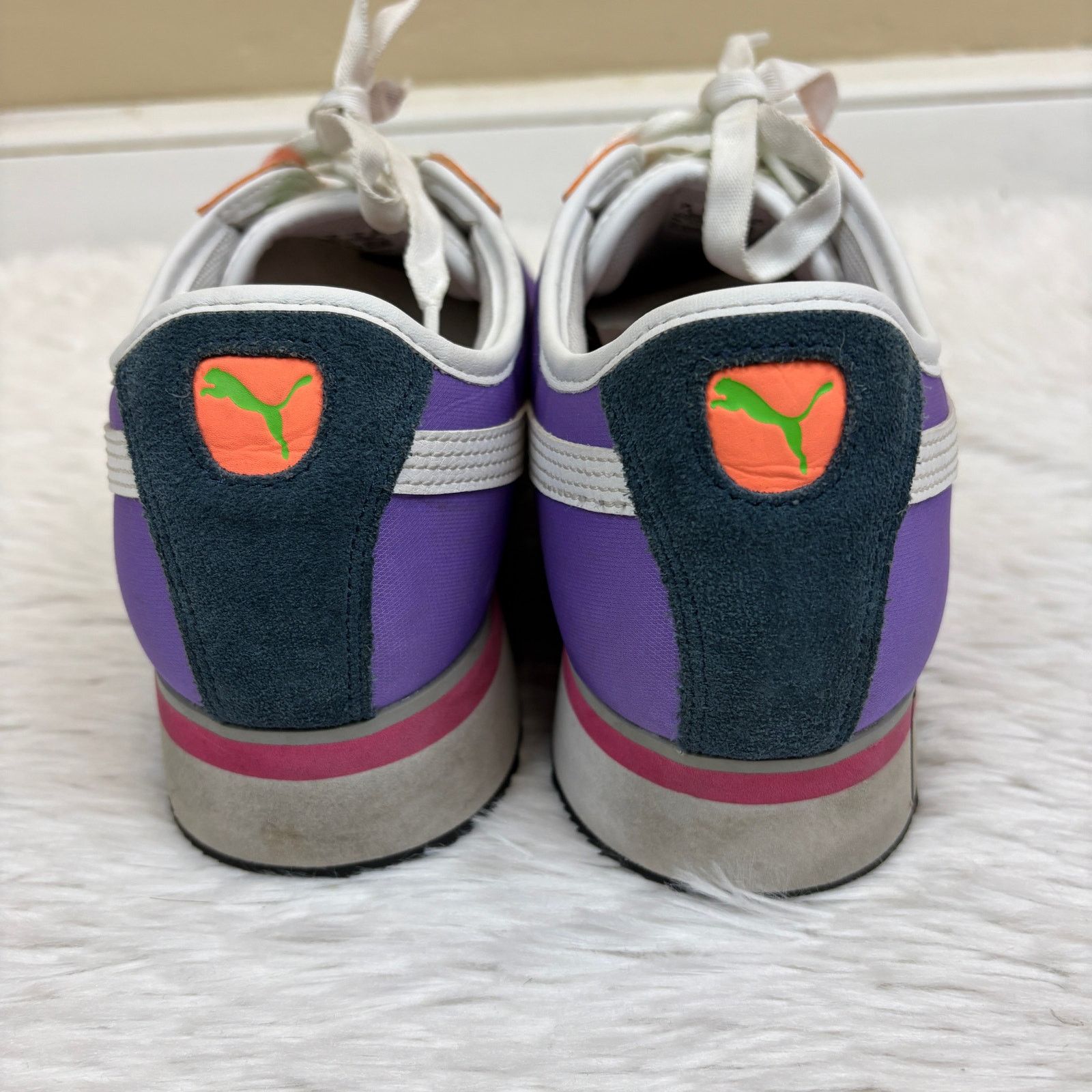 Puma Puma Roma Amor Logo Platform Sneaker Luminous Purple 10 Size US 10 / IT 40 - 5 Thumbnail