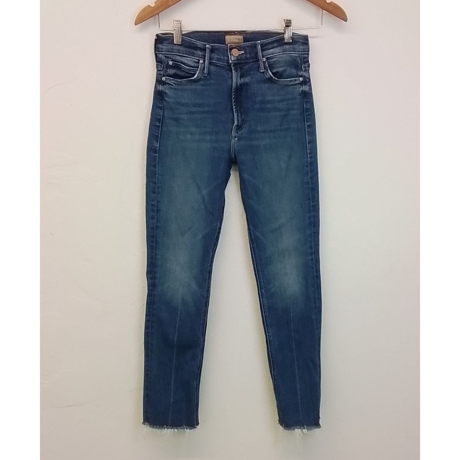 MOTHER Mother The Mid Rise Dazzler Jeans Women's 26" Medium Wash Size 26" / US 2 / IT 38 - 2 Thumbnail