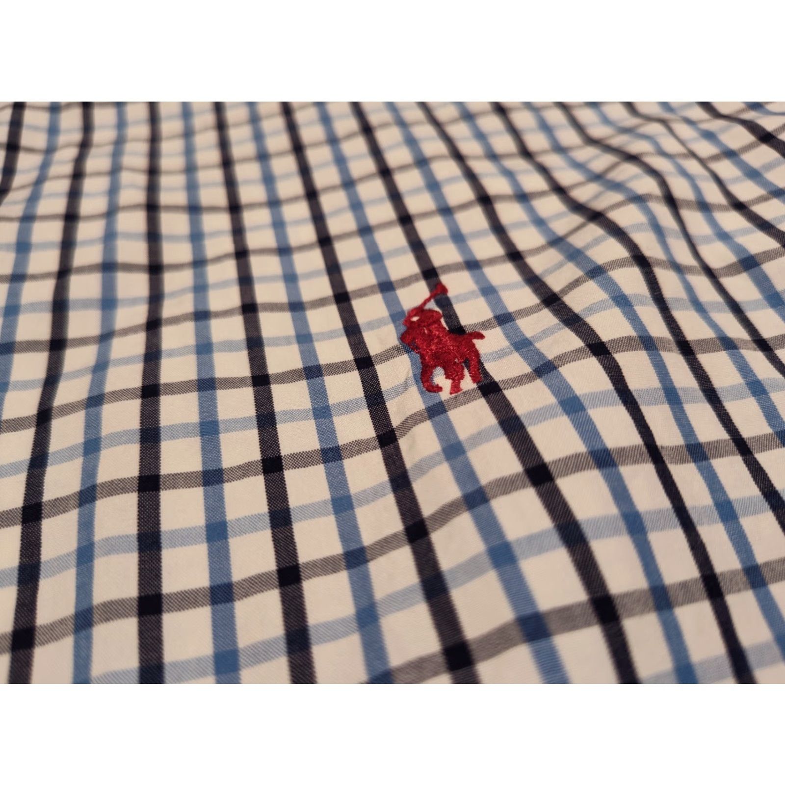Polo Ralph Lauren VINTAGE Polo Ralph Lauren Men’s Button-Down Shirt Large Blue White Gingham Collared Long Sleeve Casual Mens Size US M / EU 48-50 / 2 - 6 Thumbnail