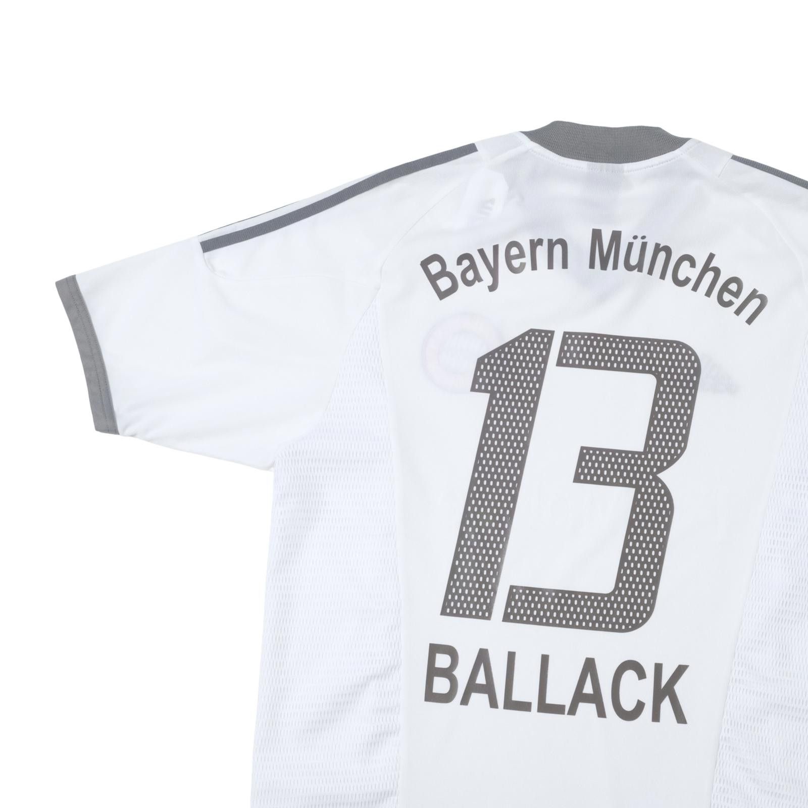 Adidas 2002/04 Bayern Munich Away Shirt Adidas Ballack (M) Size US M / EU 48-50 / 2 - 4 Thumbnail