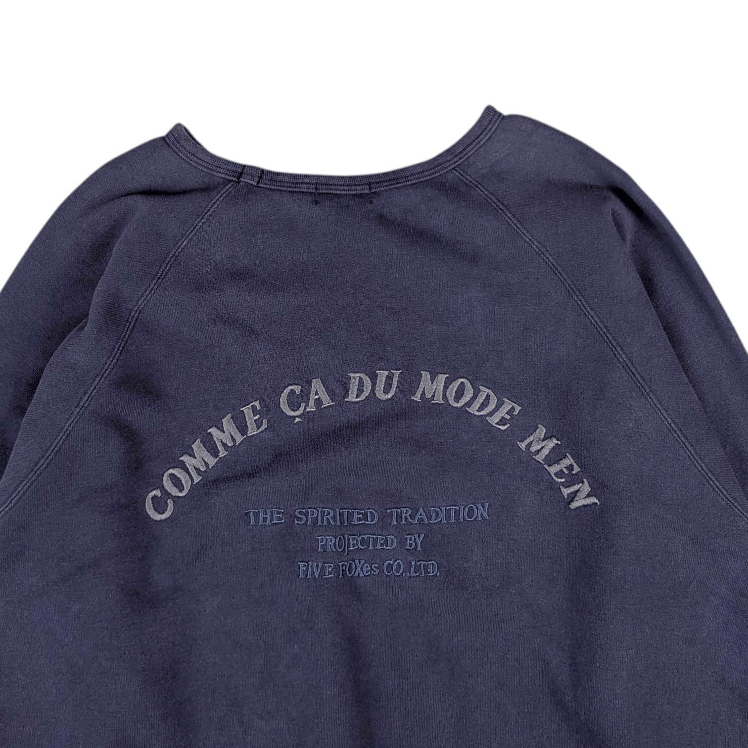Japanese Brand COMME CA DU MODE MEN Spell Out Embroidery Logo Sweatshirts Size US M / EU 48-50 / 2 - 8 Thumbnail