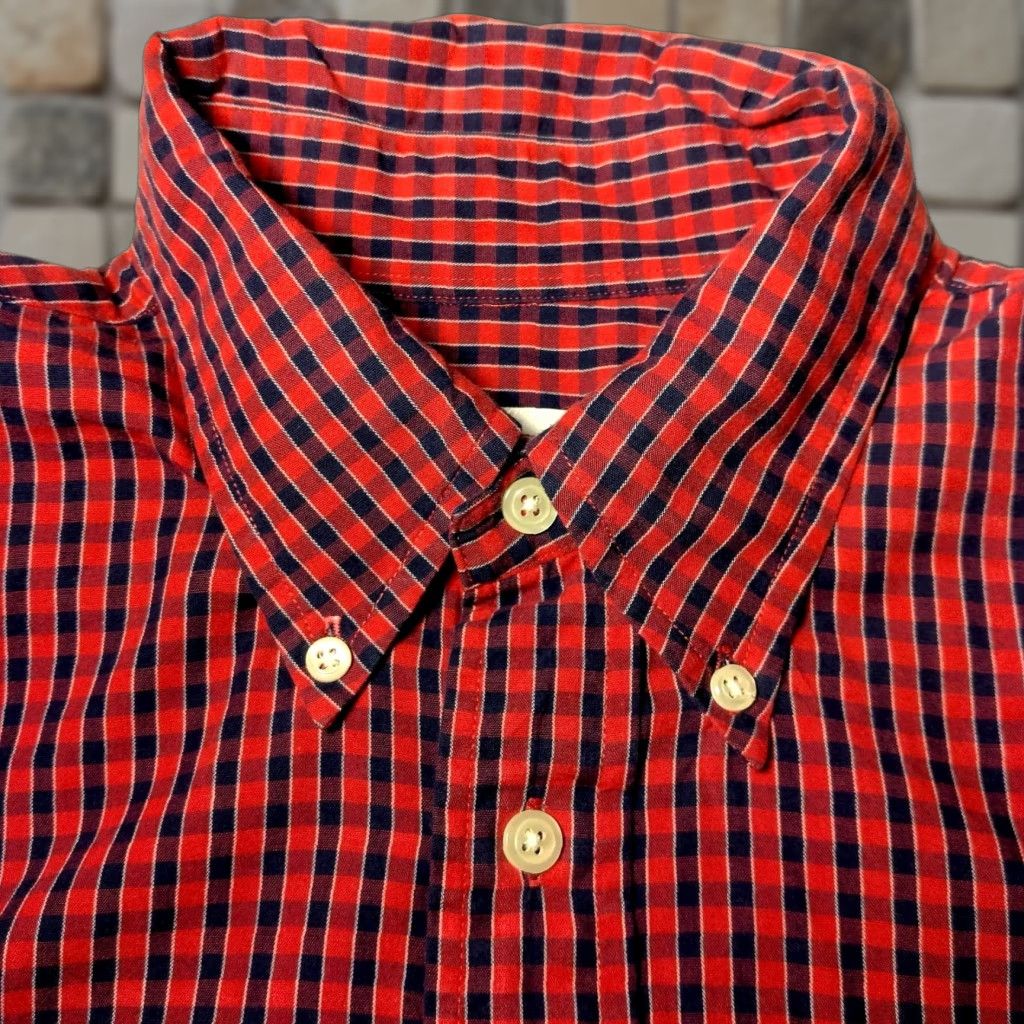 Brooks Brothers BROOKS BROTHERS 346 DRESS SHIRT Large Long Sleeve Button Down Plaid Multicolor Professional Mens Size US L / EU 52-54 / 3 - 1 Thumbnail