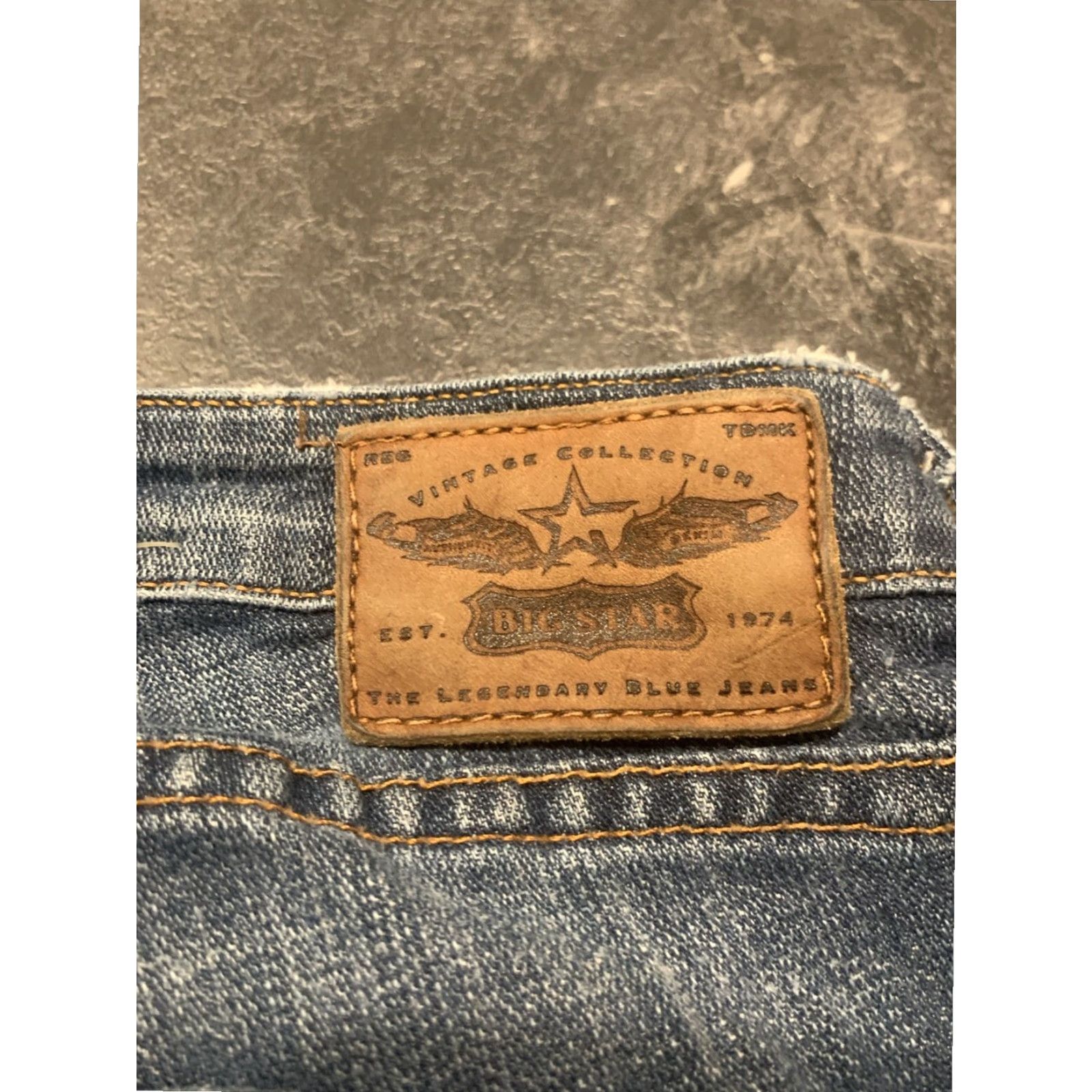 Vintage BIG STAR Women's Tapered Blue Jeans 28R Bridgette Straight Medium Wash Size 28" / US 6 / IT 42 - 4 Thumbnail