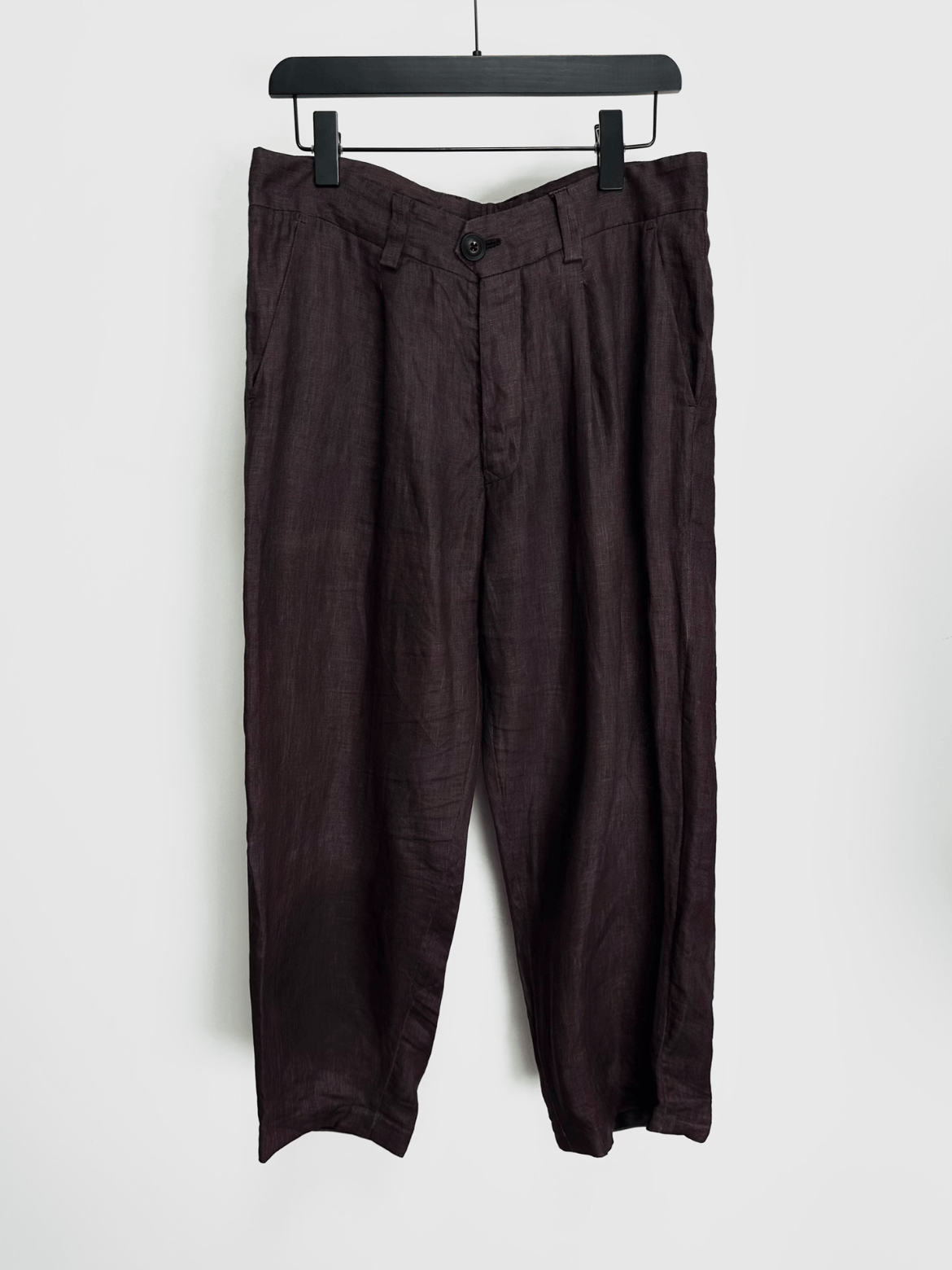 Sz LL Geoffrey B Small Linen Trousers