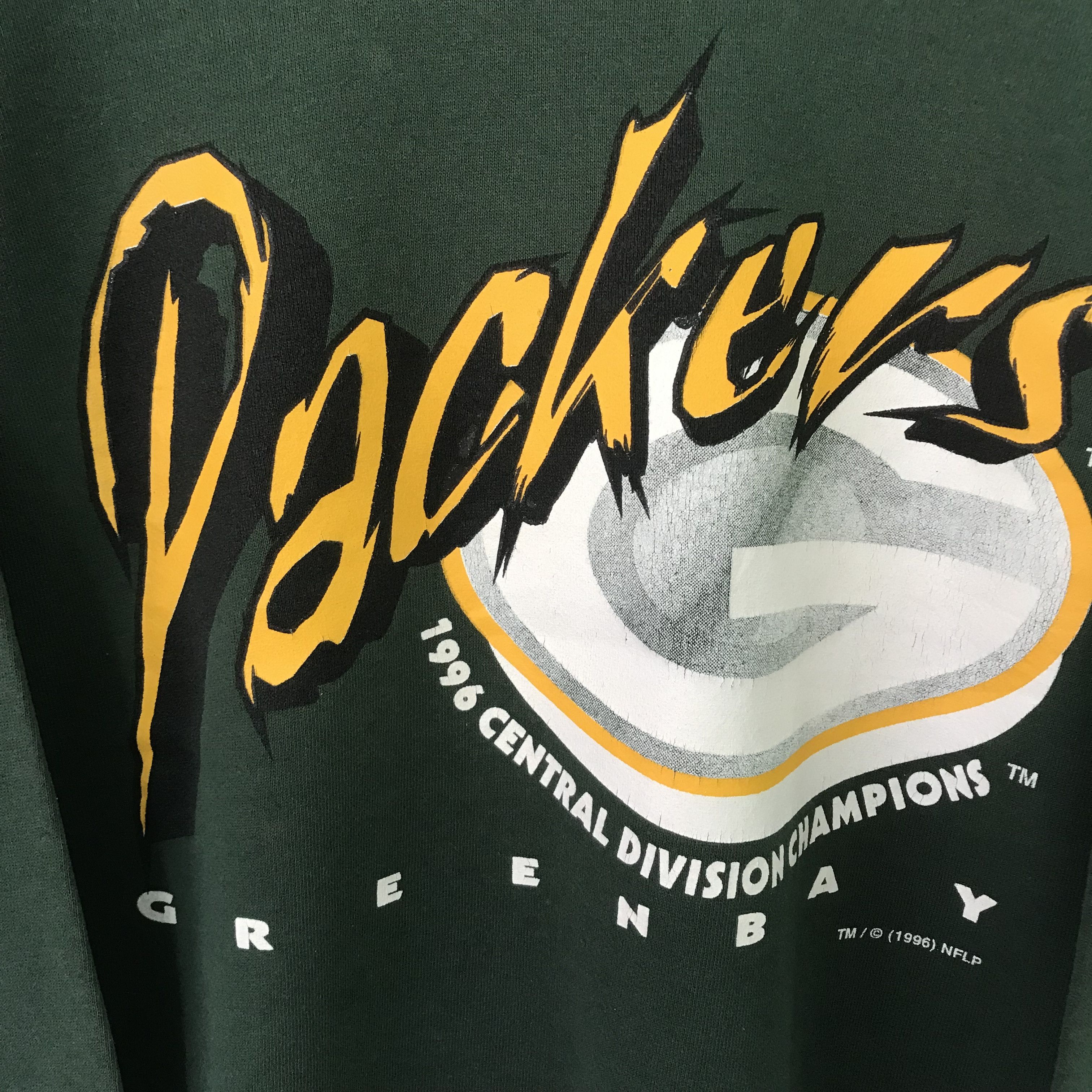 Champion Vintage 90's Green Bay Packers Green Sweatshirt - 504 Size US M / EU 48-50 / 2 - 4 Thumbnail