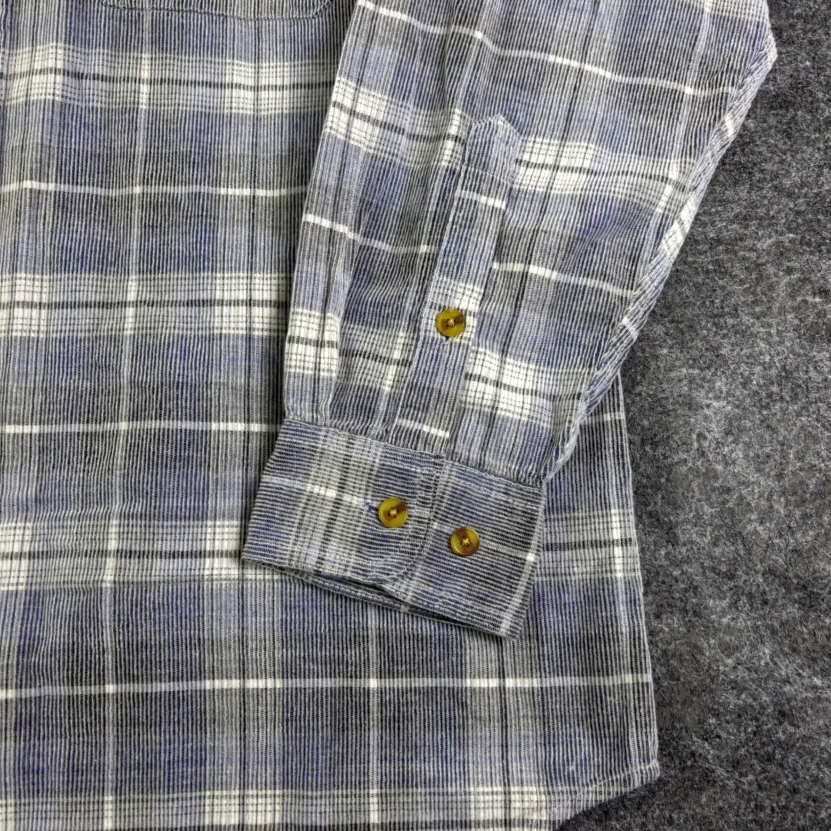 Orvis Orvis Mens Blue Plaid Corduroy Button-Down Shirt Long Sleeve L 5A3C-0353 New Size US L / EU 52-54 / 3 - 6 Thumbnail