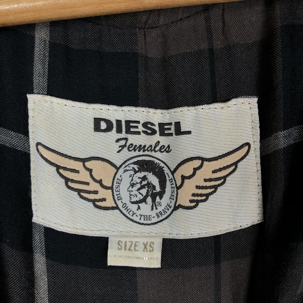 Diesel 📌CROPPED BIKER JACKET DIESEL TARTAN DESIGN BONDAGE STYLE Size US XS / EU 42 / 0 - 18 Thumbnail