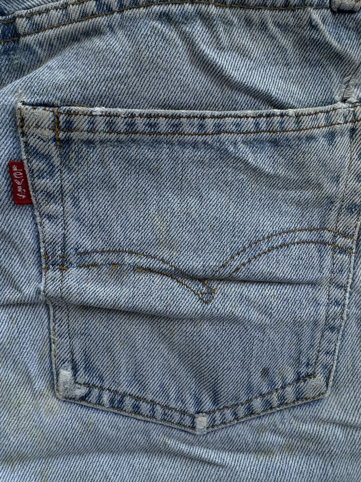 Levi's 💸LASTDROP💸 Redline Levis 501 #6 Button Selvedge Distressed Size US 28 / EU 44 - 9 Thumbnail