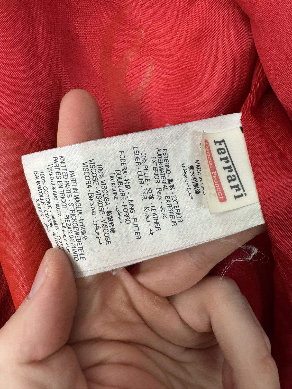 Ferrari Rare Vintage Ferrari Leather Jacket Y2k Hype Racing Formula1 Size US S / EU 44-46 / 1 - 6 Thumbnail