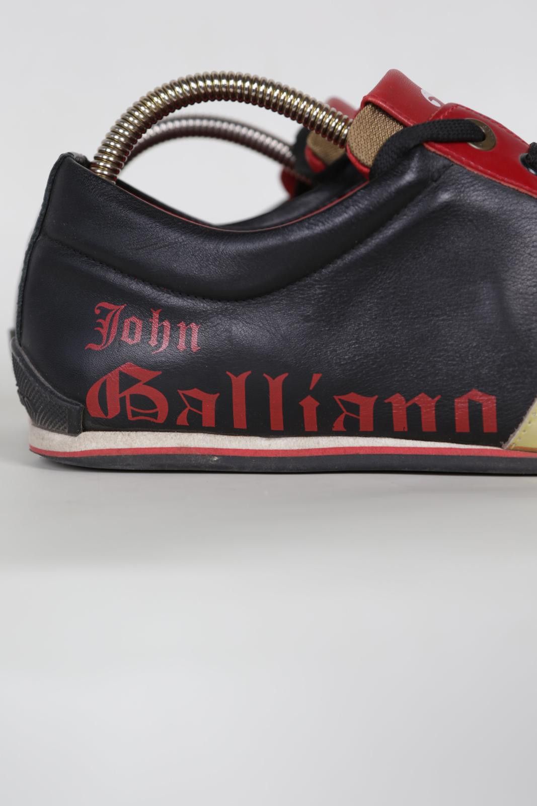 John Galliano 00's John Galliano Rodolf Nero Low-Top Sneakers Size US 7.5 / EU 40-41 - 7 Thumbnail