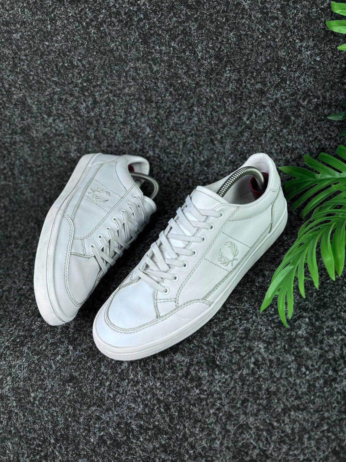Fred Perry × Leather × Vintage Fred Perry sneakers size 42 Size US 8 / EU 41 - 4 Thumbnail