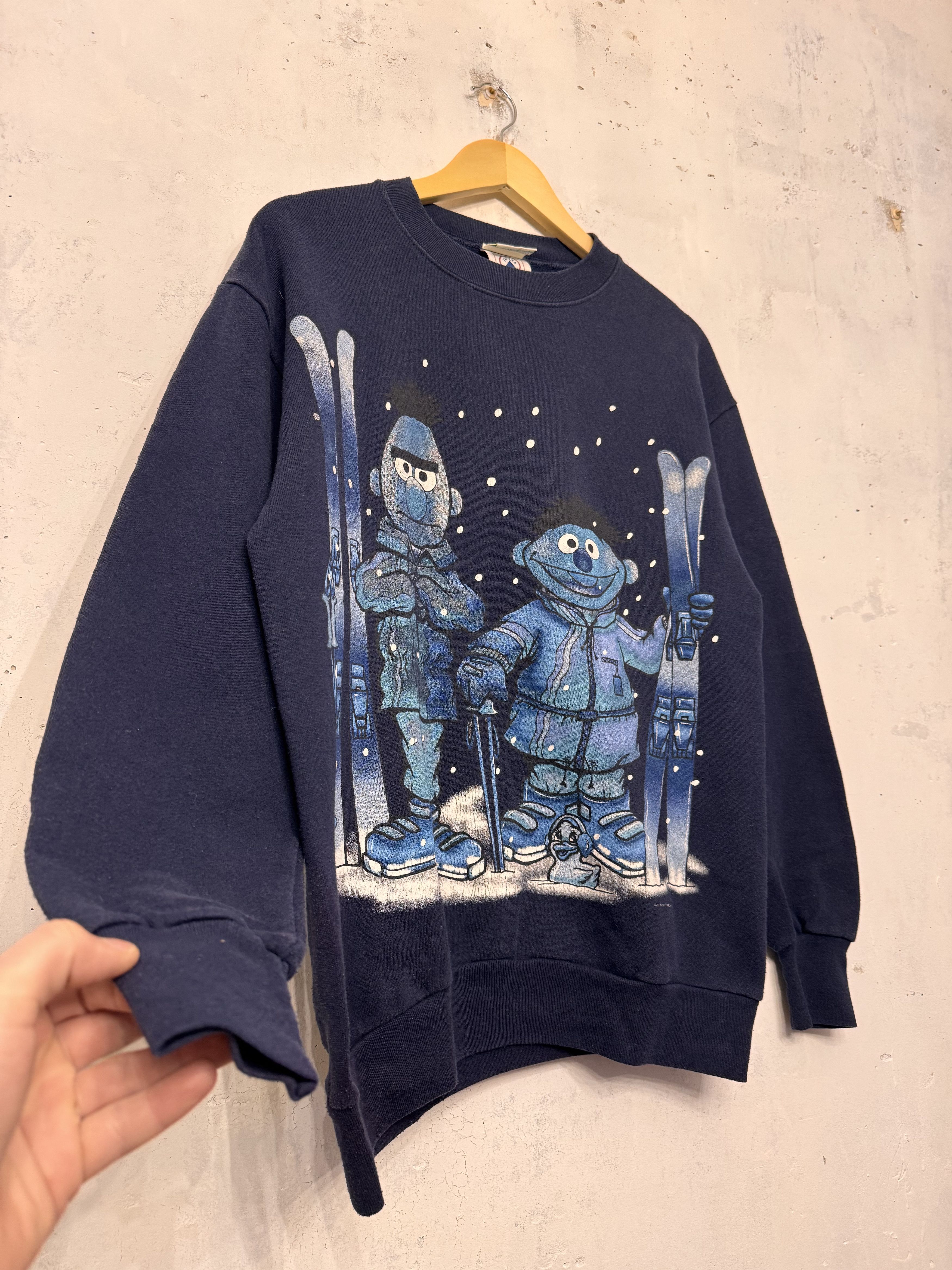 Cartoon Network Vintage 90s Sesame Street Bert & Ernie Cartoon Sweatshirt Size US L / EU 52-54 / 3 - 3 Thumbnail