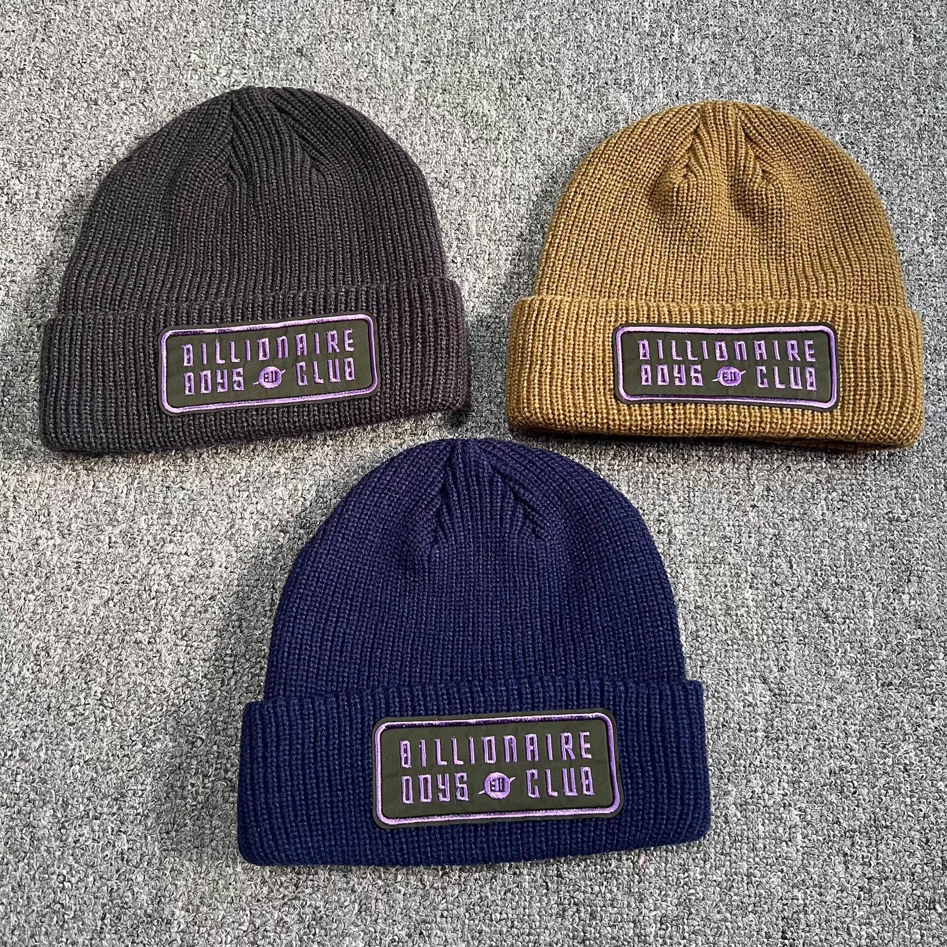Billionaire Boys Club BBC EU Premium Embroidered Knitted Beanie Q7 Size ONE SIZE - 1 Thumbnail