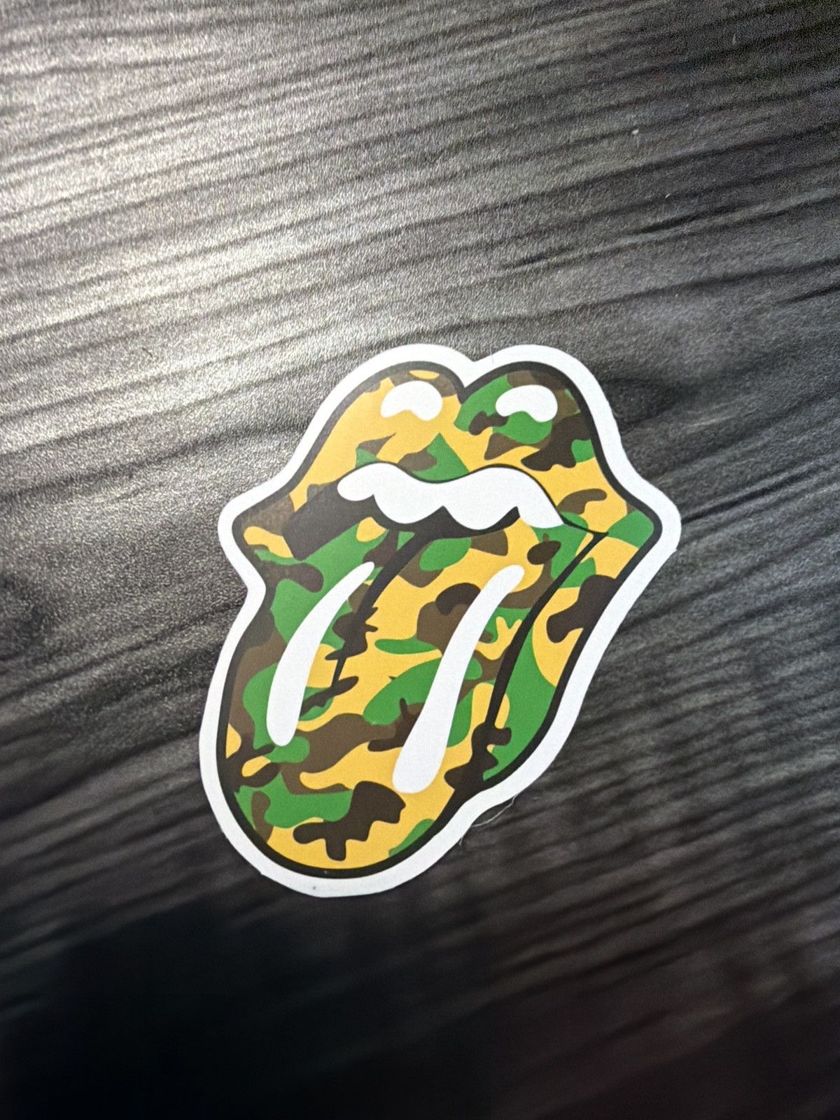The Rolling Stones The Rolling Stones Camouflage Tongue Sticker Size ONE SIZE - 1 Thumbnail