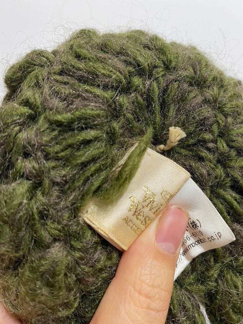 Vivienne Westwood Vivienne Westwood Mid-1950s olive green knit cap Size ONE SIZE - 6 Thumbnail
