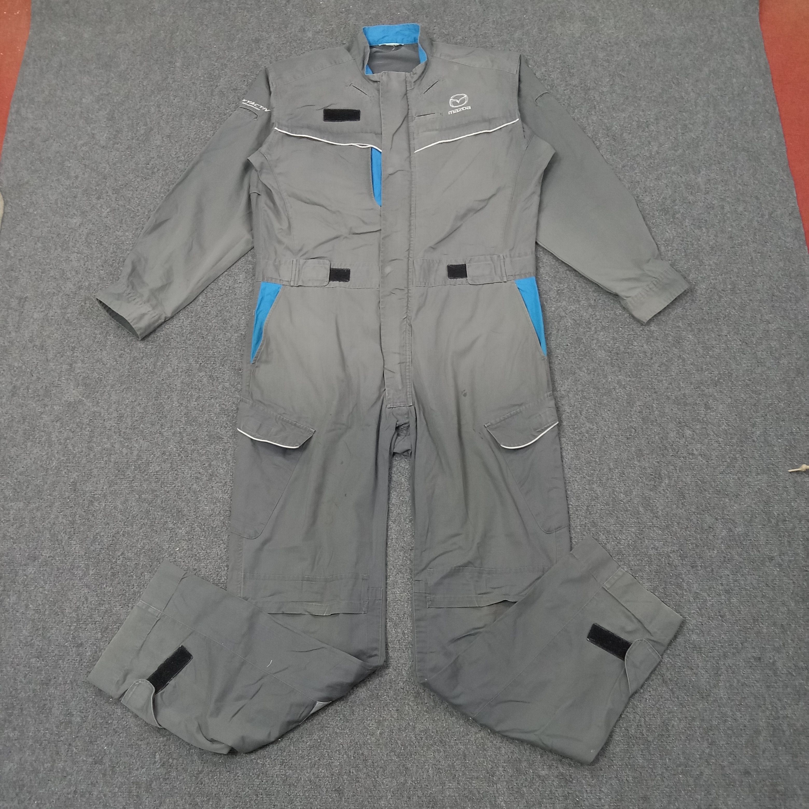 Japanese Brand MAZDA Japanese Motorsports Racing Coverall Jacket C240N6 Size US XL / EU 56 / 4 - 5 Thumbnail