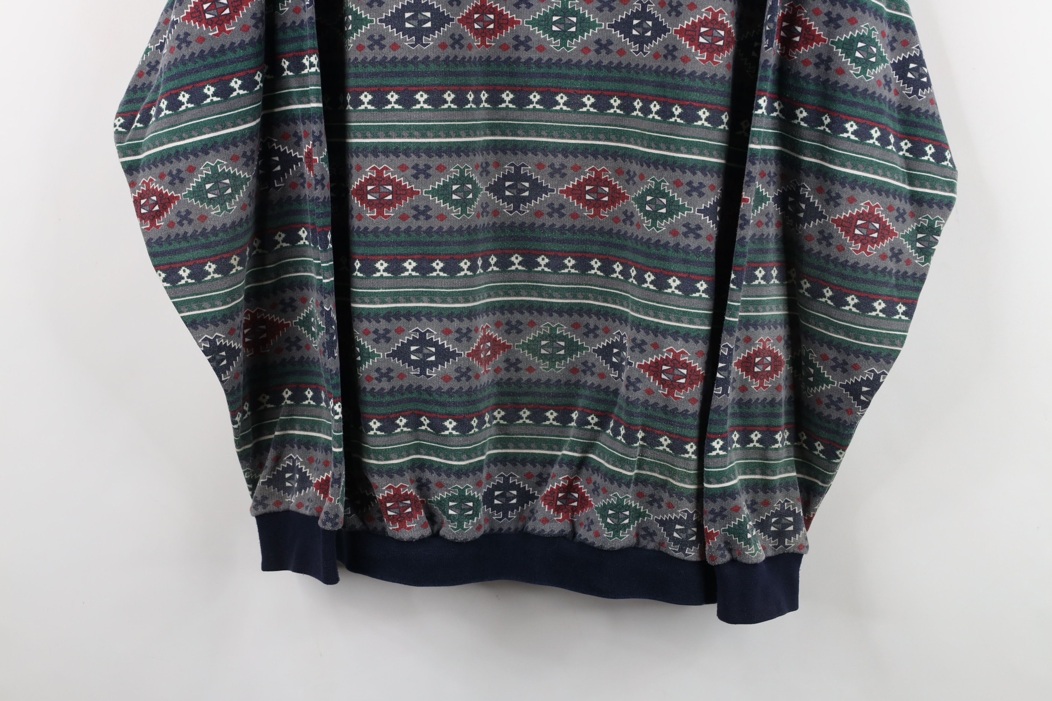 Vintage Vintage 90s Streetwear French Terry Crewneck Sweatshirt Size US XL / EU 56 / 4 - 3 Thumbnail