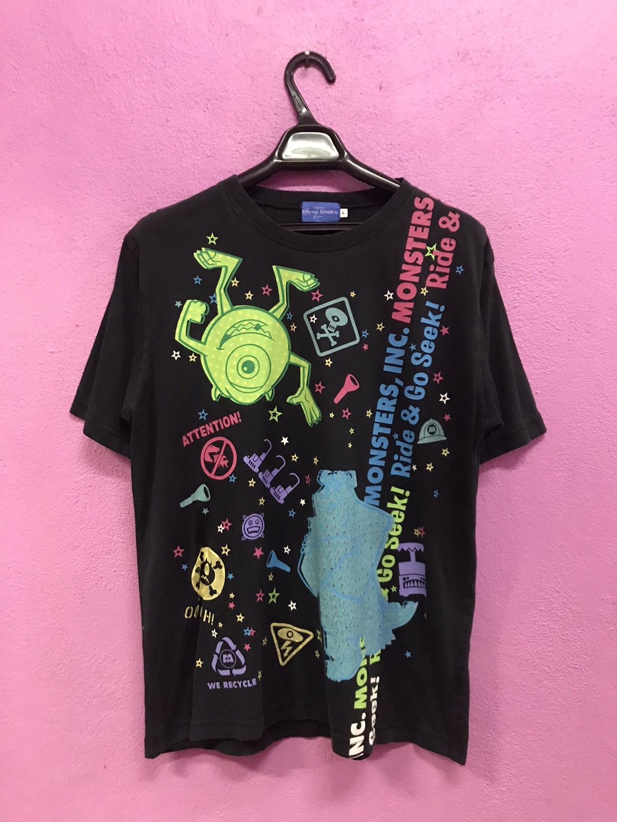 Disney Monster Inc Tokyo Disney Resort Tee Size L Size US L / EU 52-54 / 3 - 1 Thumbnail