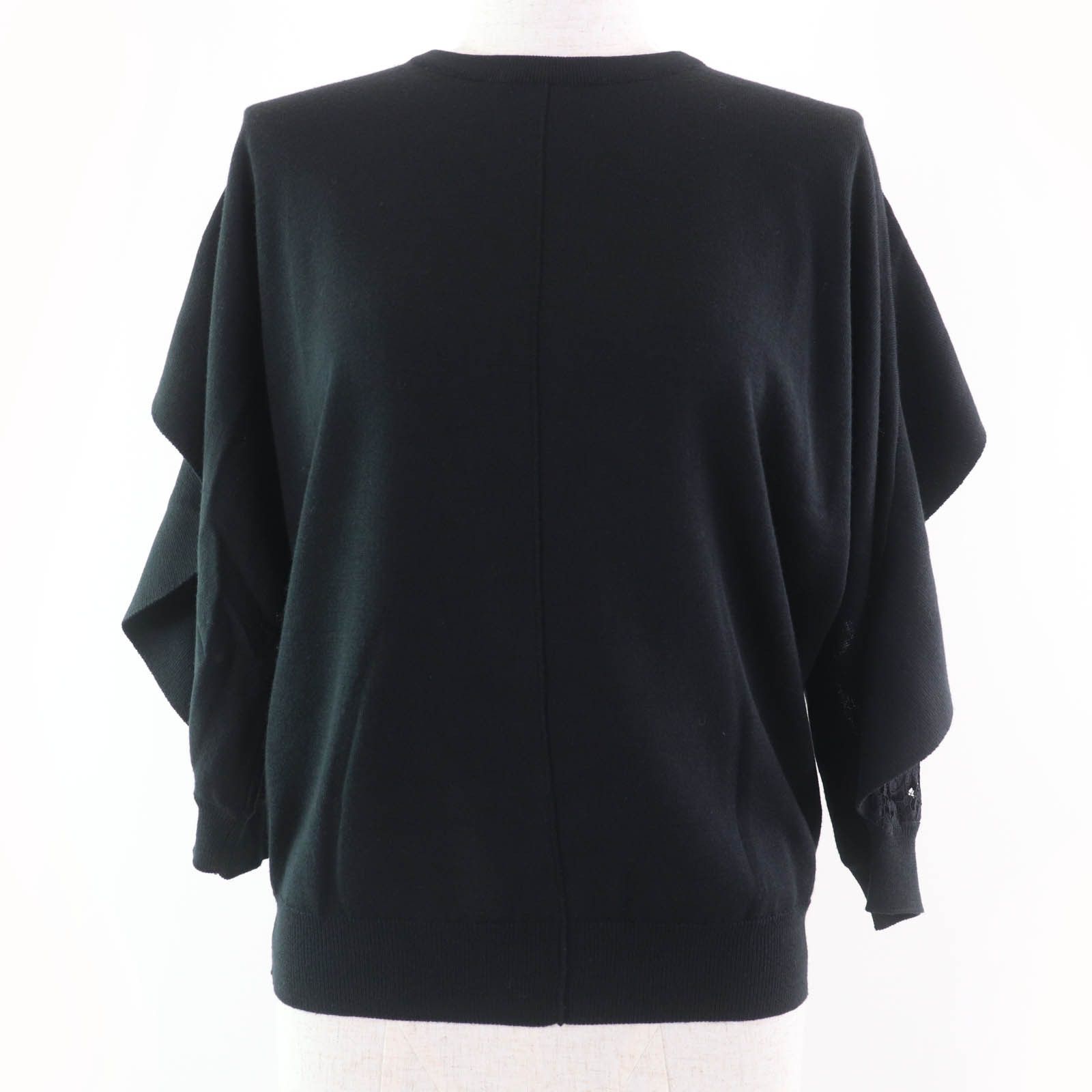 Valentino Valentino Valentino Knit Race Switching Wool Knitwear Cotton Tops QB2KC30M44A DUTY FREE for USA Size ONE SIZE - 1 Thumbnail