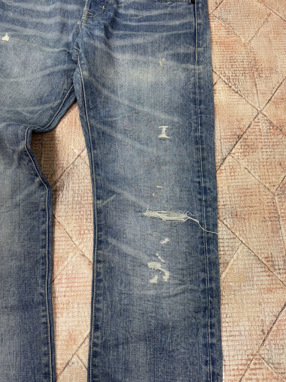 Denim & Supply Ralph Lauren × Ralph Lauren Polo Ralph Denim & Supply Slim Raw Blue Washed Denim 32/34 Size US 32 / EU 48 - 4 Thumbnail