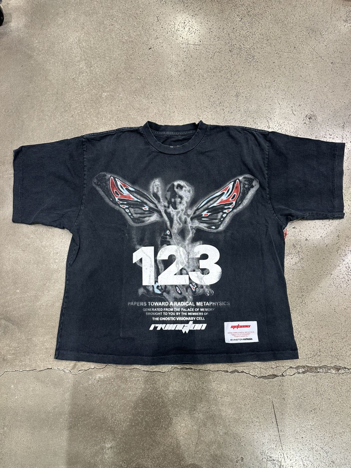 RRR-123 RIVINGTON ROI REBIS - In Times Like These CVA Tee Black/Grey Size US L / EU 52-54 / 3 - 1 Thumbnail