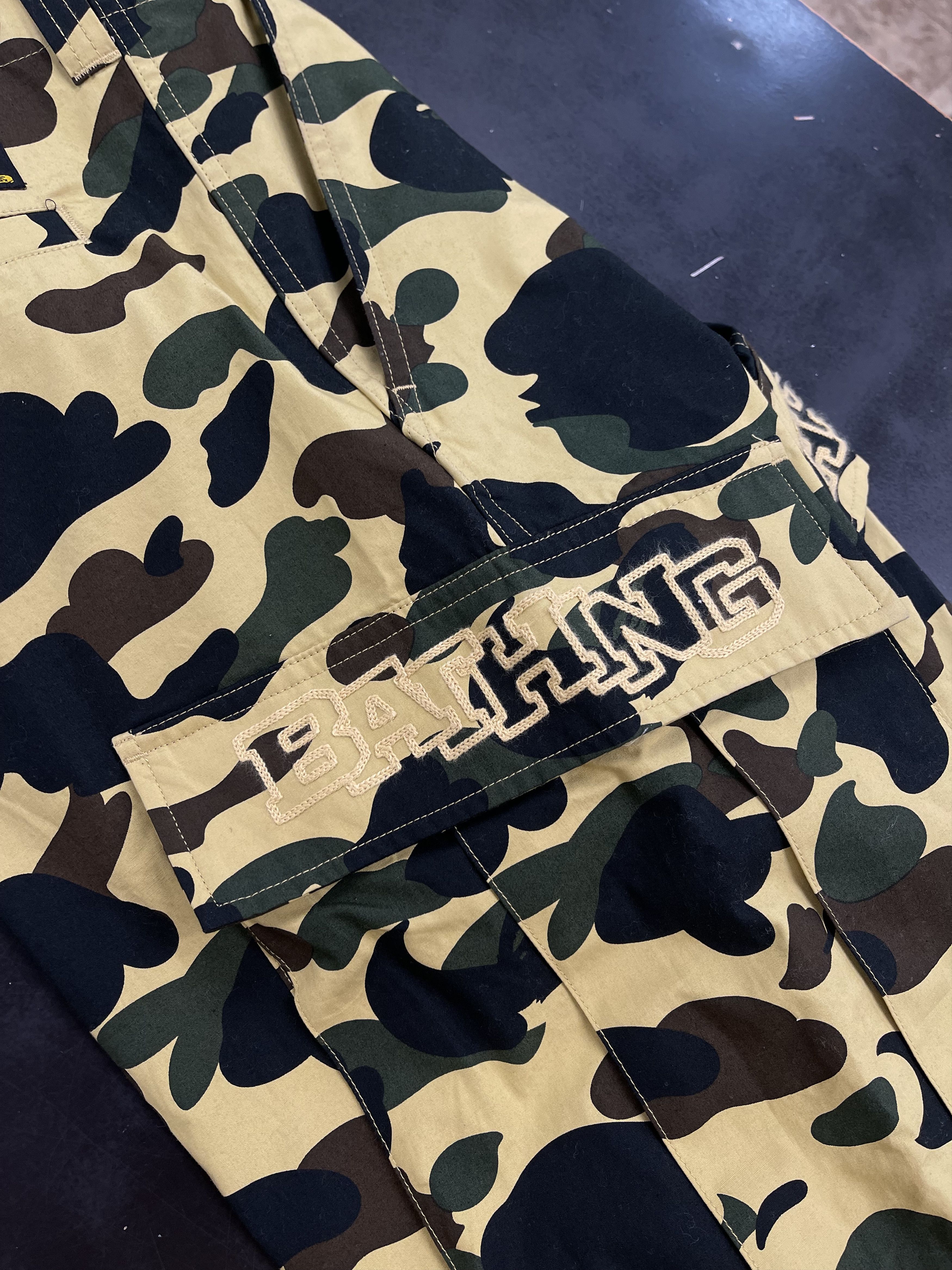 Bape Bape 1st Camo Cargo Pants SS22 Khaki Size US 38 / EU 54 - 4 Thumbnail