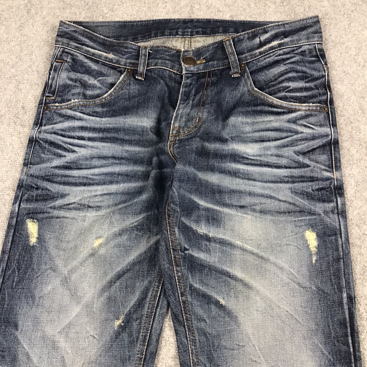 If Six Was Nine × Japanese Brand JAPAN STYLE IMPROVES BLUE DENIM PANTS Size US 32 / EU 48 - 7 Thumbnail