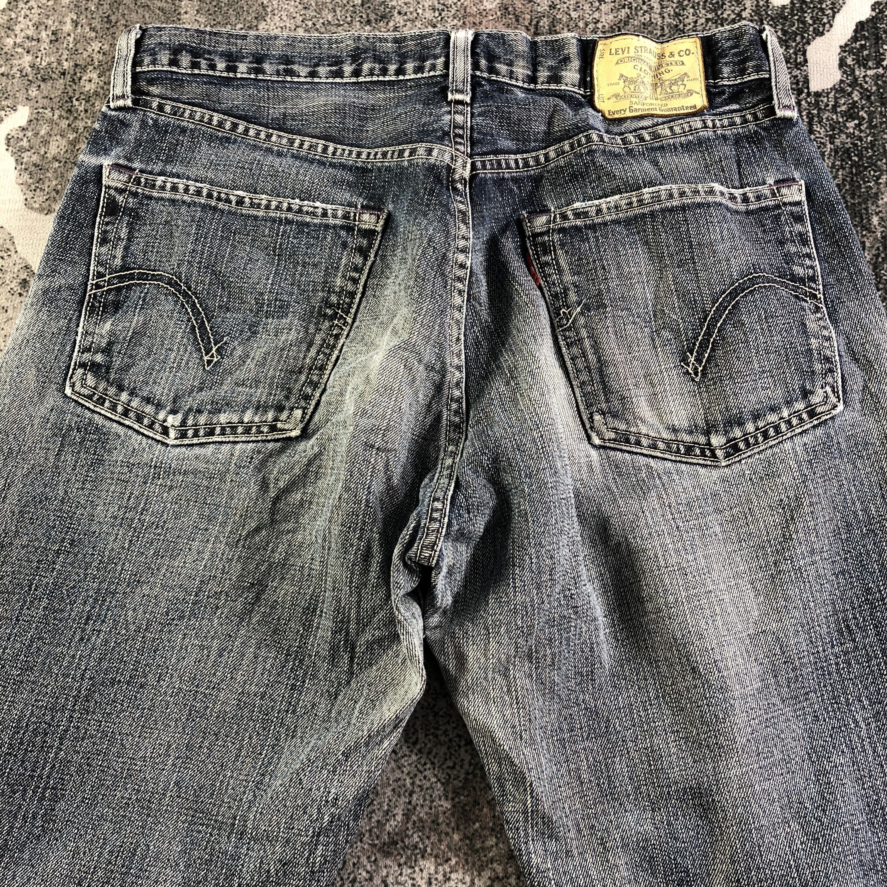 Levi's Vintage Levis 503 Jeans Distresed Denim KJ3141 Size US 31 - 4 Thumbnail