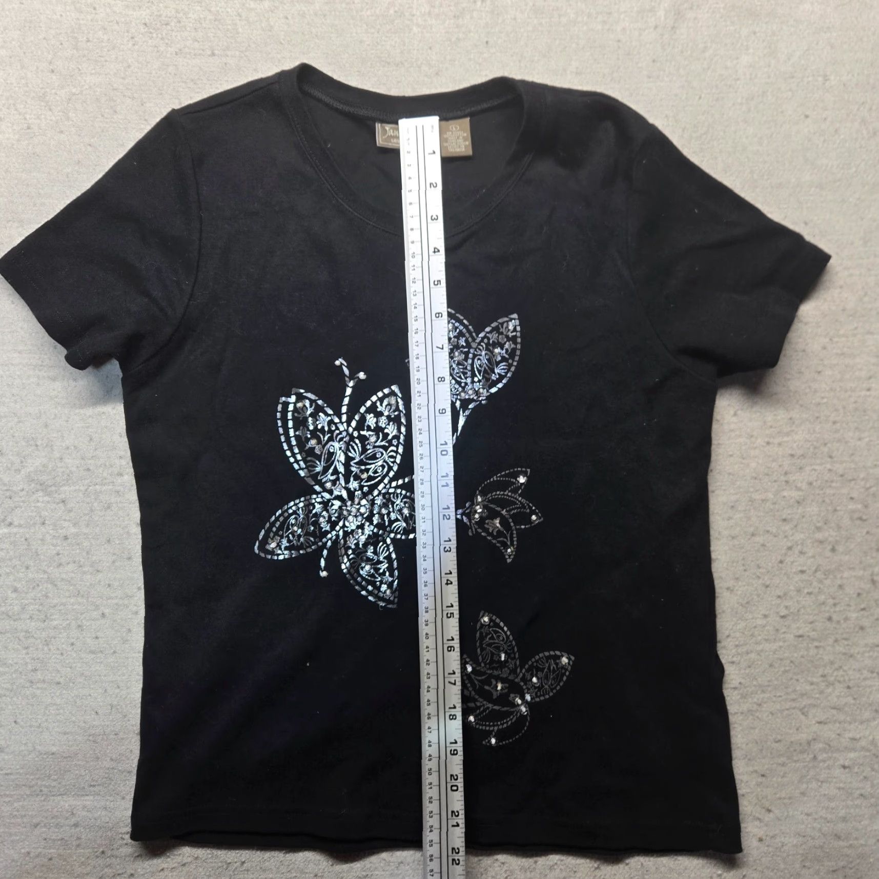 Vintage Jane Ashley Shirt Floral Embroidered Black Adult Women's Size L Large Size L / US 10 / IT 46 - 5 Thumbnail