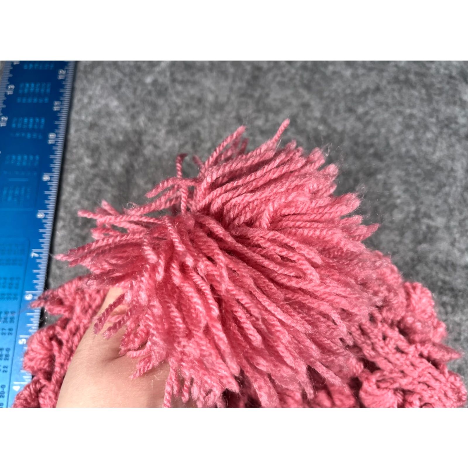 Pinko Beanie Toque Women One Size Pink Crochet Knit 100% Acrylic Ski Pom Hat/Cap Womens Beanie Pink Crochet Knit 100% Acrylic Winter Outdoor Ski - One Size Size ONE SIZE - 3 Thumbnail