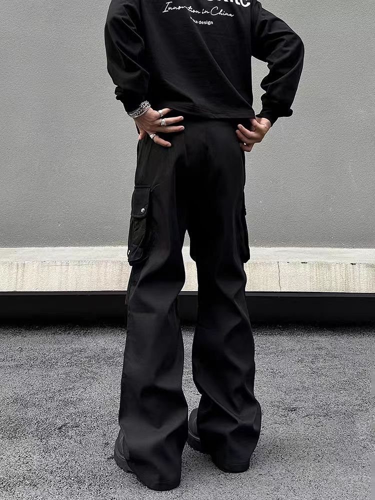 Japanese Brand × Vintage Vintage Multi-Pocket Workwear Casual Pants Black Size US 32 / EU 48 - 4 Thumbnail