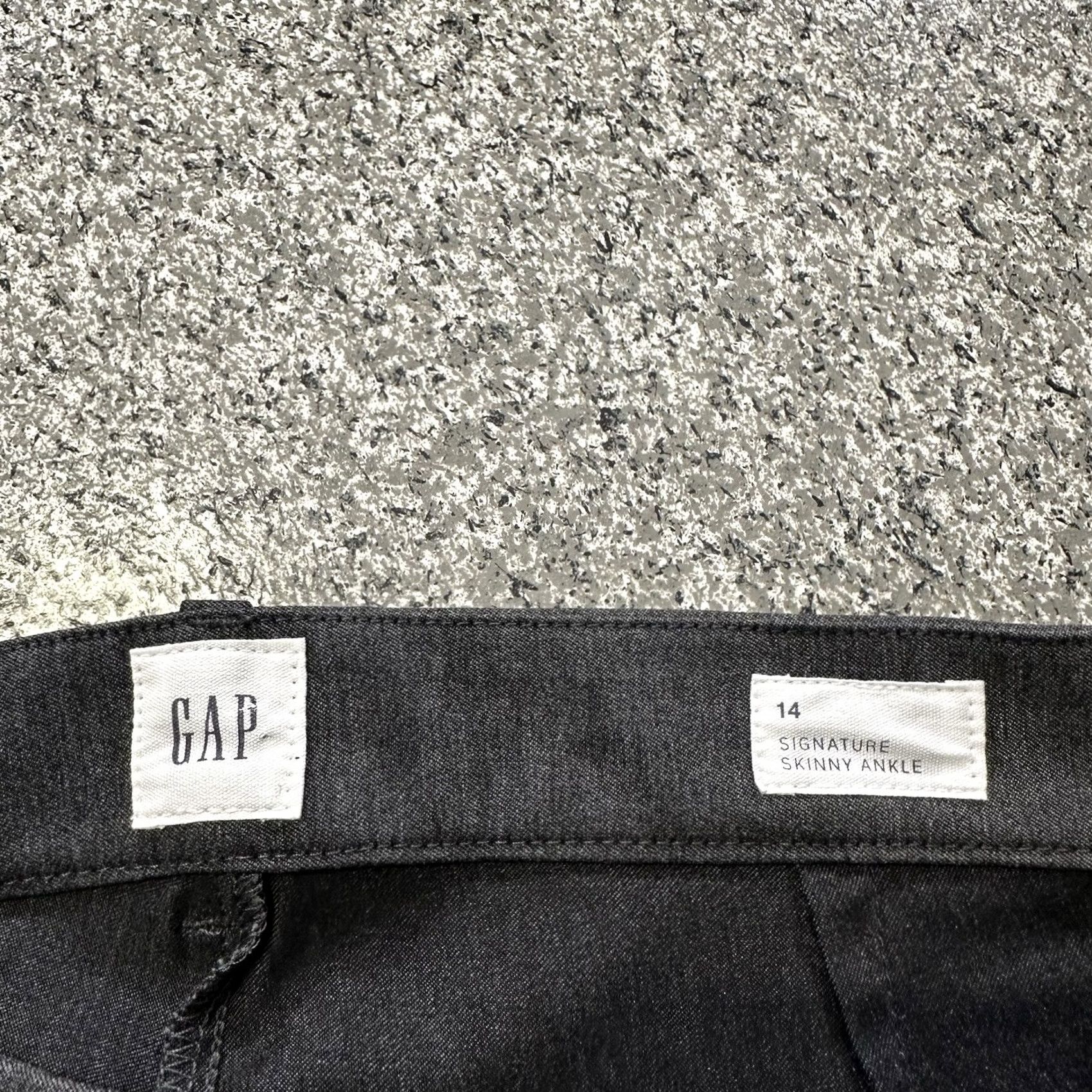 Gap Gap Signature Skinny Pants Khakis 14 34x27 Womens Gray Grey Size 24" / US 00 / IT 34 - 5 Thumbnail