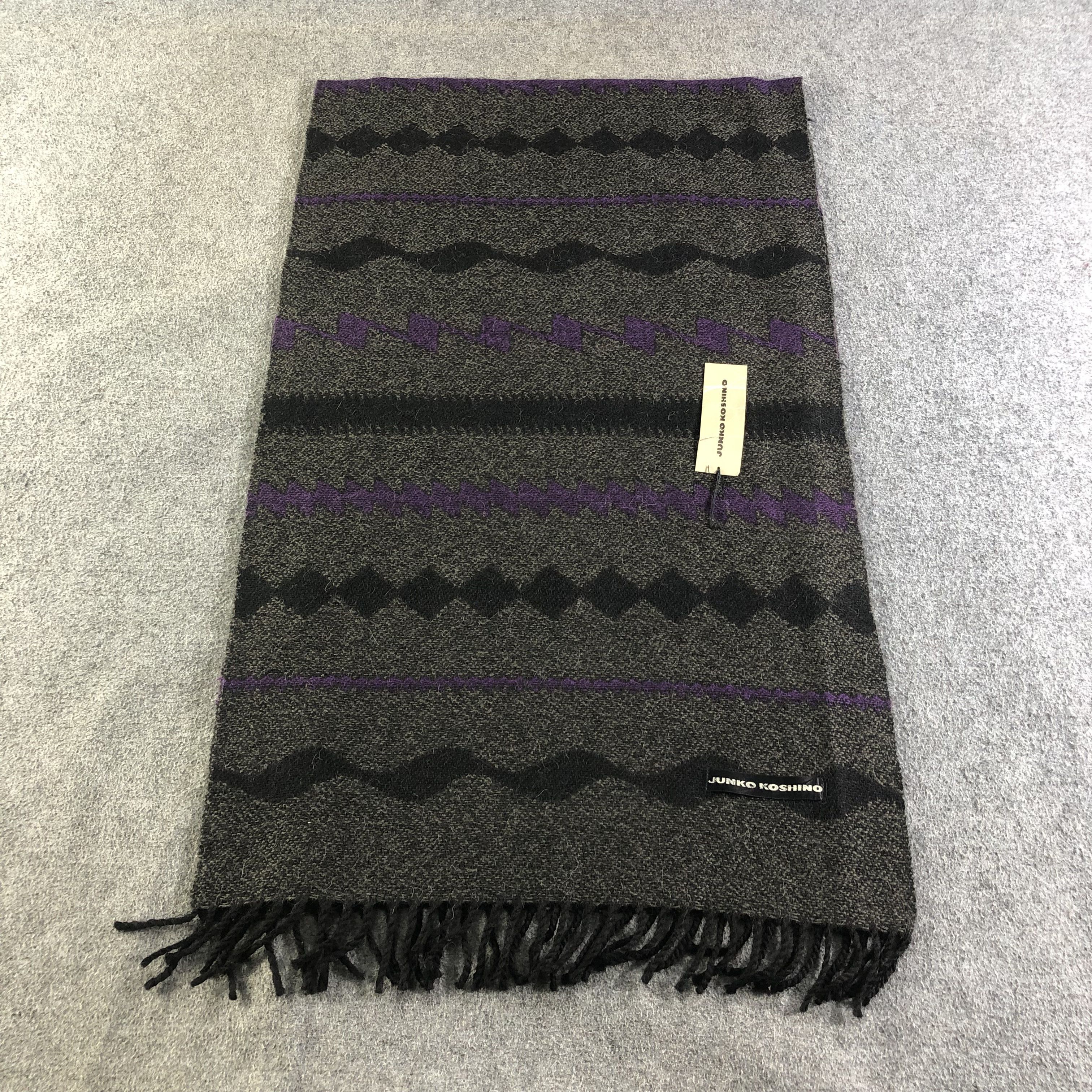 Mr. Junko Junko Koshino Wool Scarf Muffler V2037 Size ONE SIZE - 2 Thumbnail