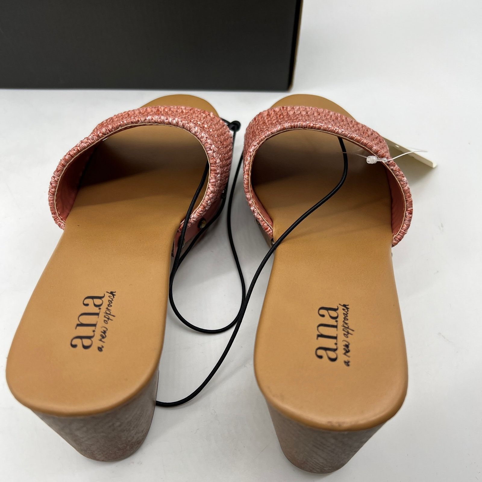 Other a.n.a Womens Robinson Heeled Sandals Terracotta Size US 6.5 / IT 36.5 - 7 Thumbnail