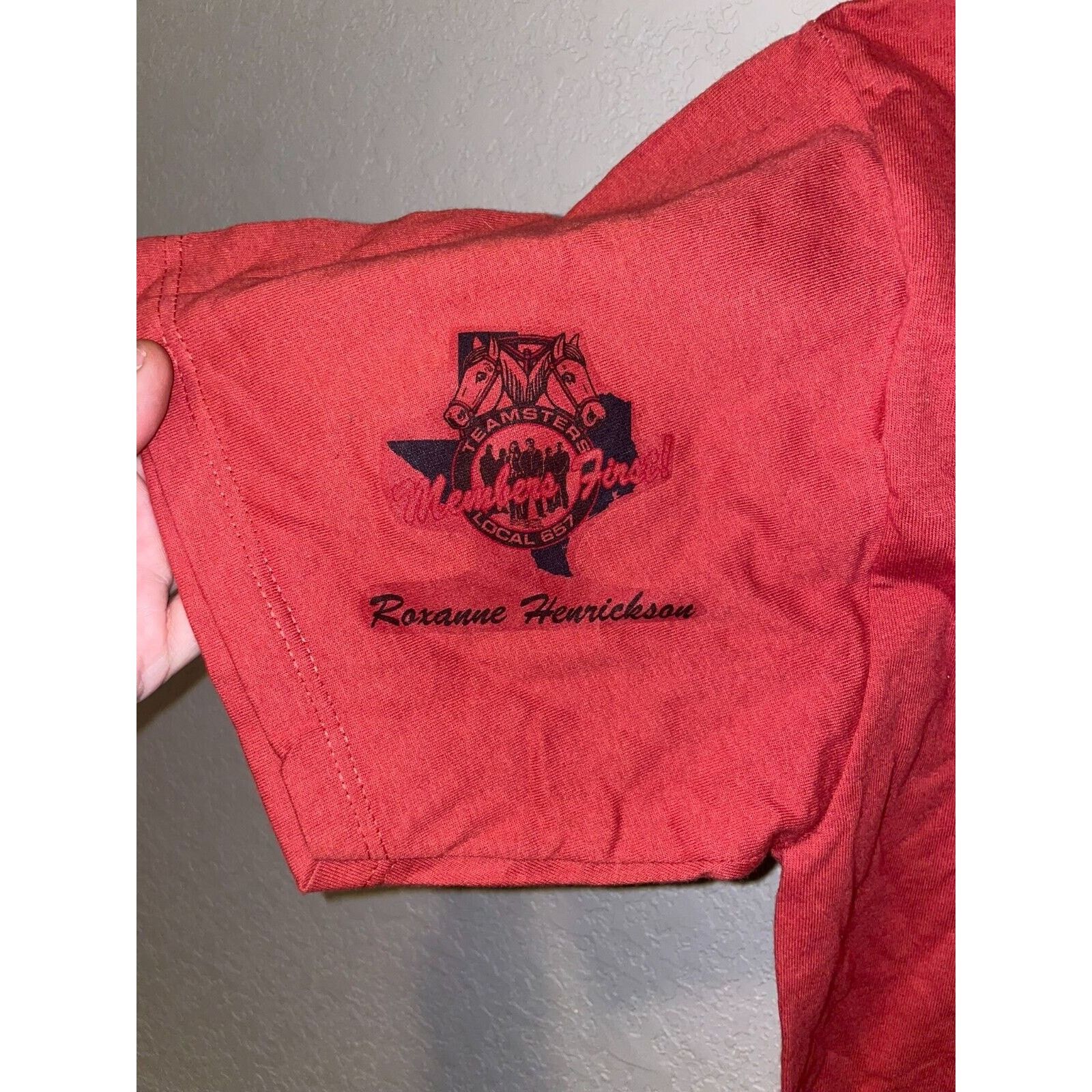 Jerzees Vintage Teamsters Shirt Local 657 Building Alliances Tee 90s Size US L / EU 52-54 / 3 - 7 Thumbnail