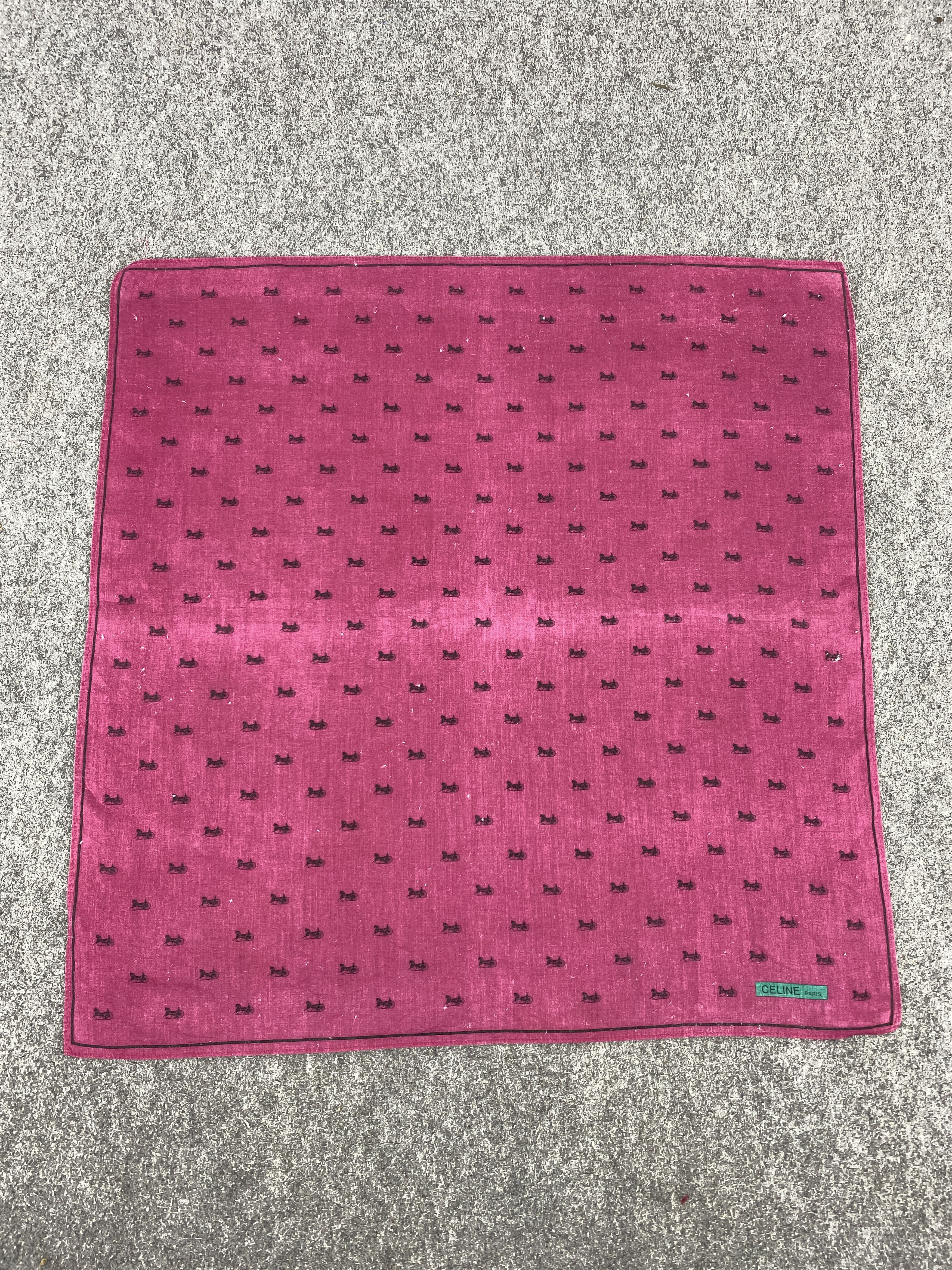 Celine Vintage Celine Handkerchief / Neckerchief KT0359 Size ONE SIZE - 5 Thumbnail