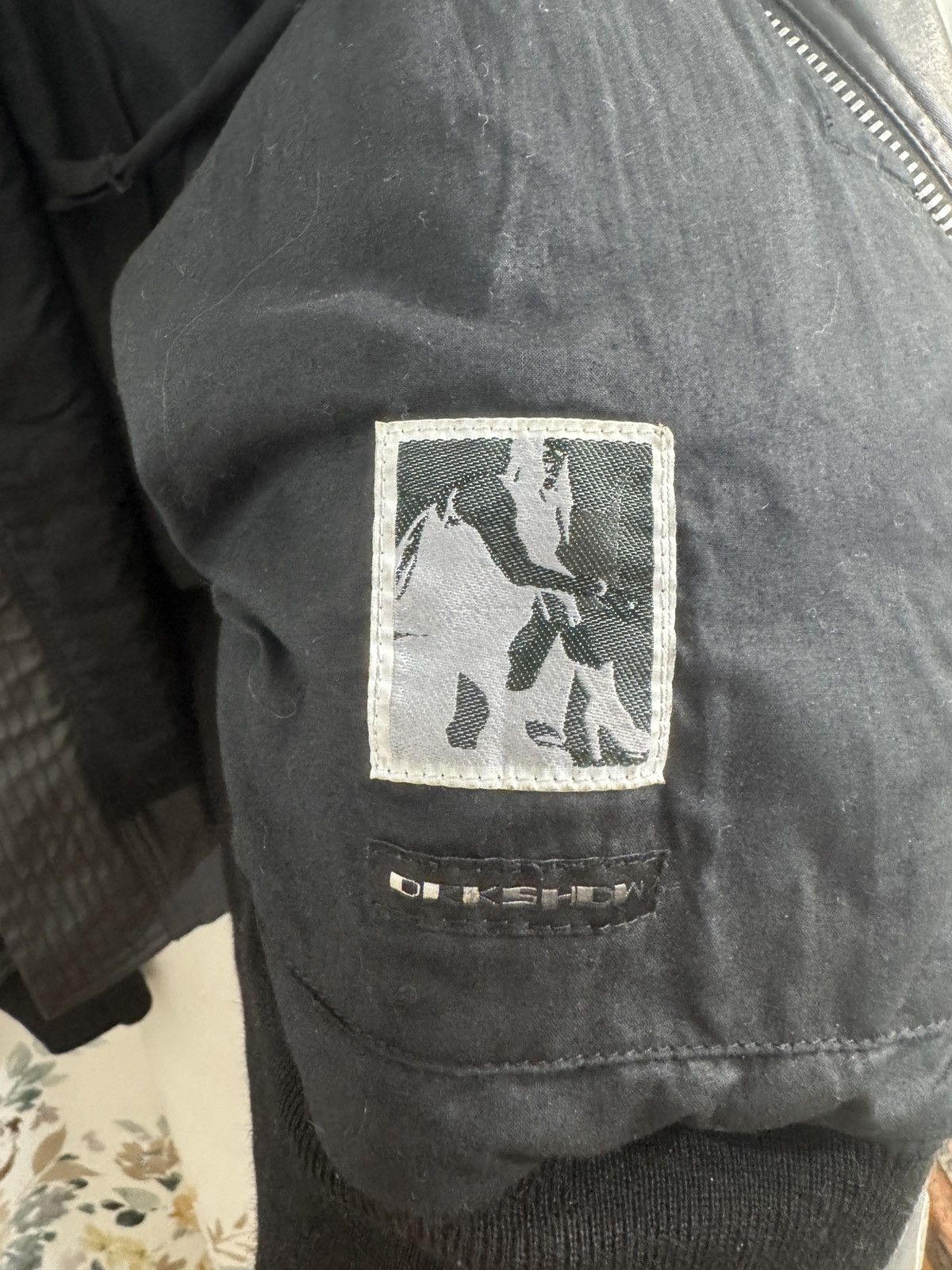 Rick Owens Drkshdw Rick owens DRKSHDW Waxed Bomber Size US M / EU 48-50 / 2 - 7 Thumbnail
