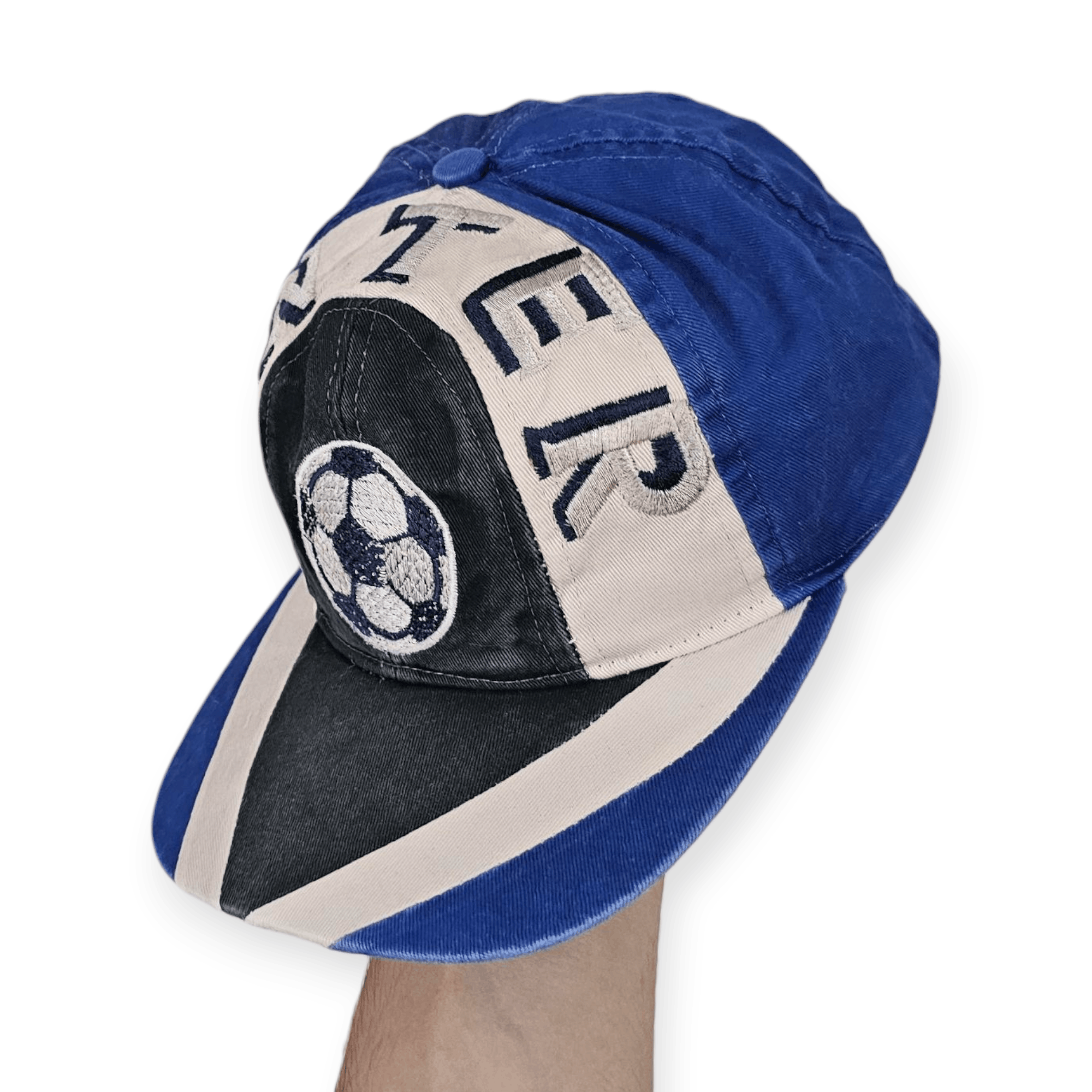 Vintage Inter Milan 90's Big Logo Hat Size ONE SIZE - 3 Thumbnail